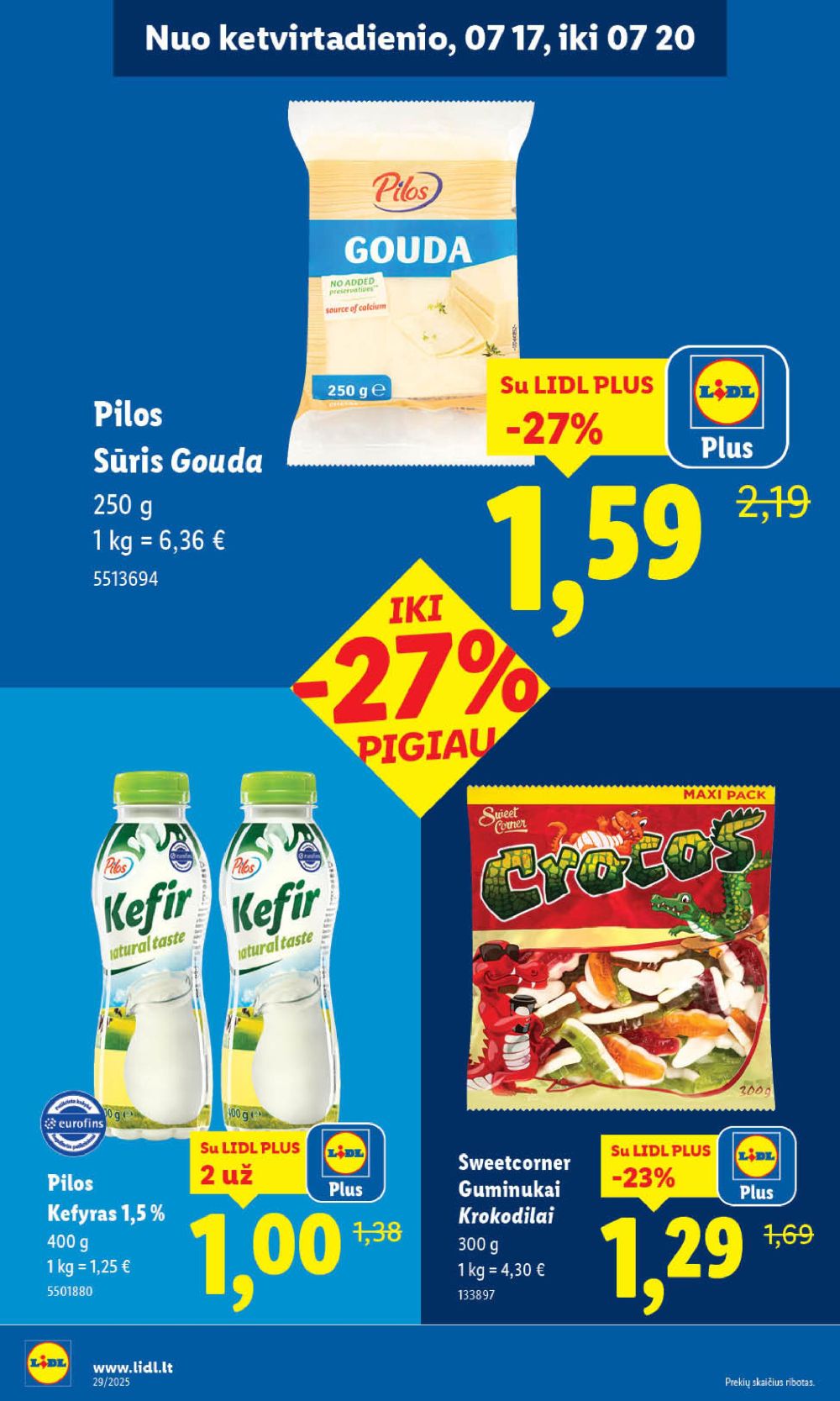 lidl - LIDL - Maisto prekių pasiūlymai (2025 07 17 - 2025 07 20) - page: 17