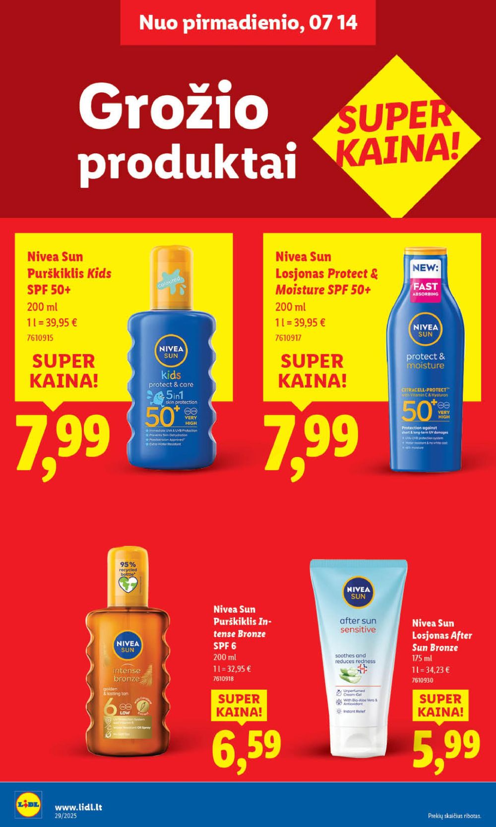 lidl - LIDL - Maisto prekių pasiūlymai (2025 07 17 - 2025 07 20) - page: 50