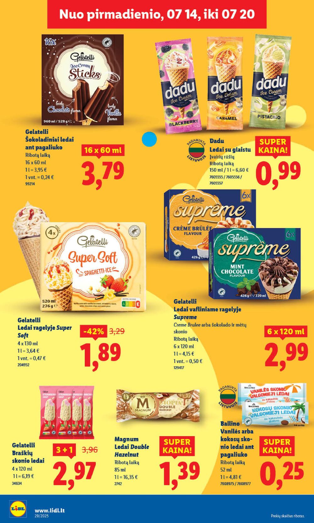lidl - LIDL - Maisto prekių pasiūlymai (2025 07 17 - 2025 07 20) - page: 5