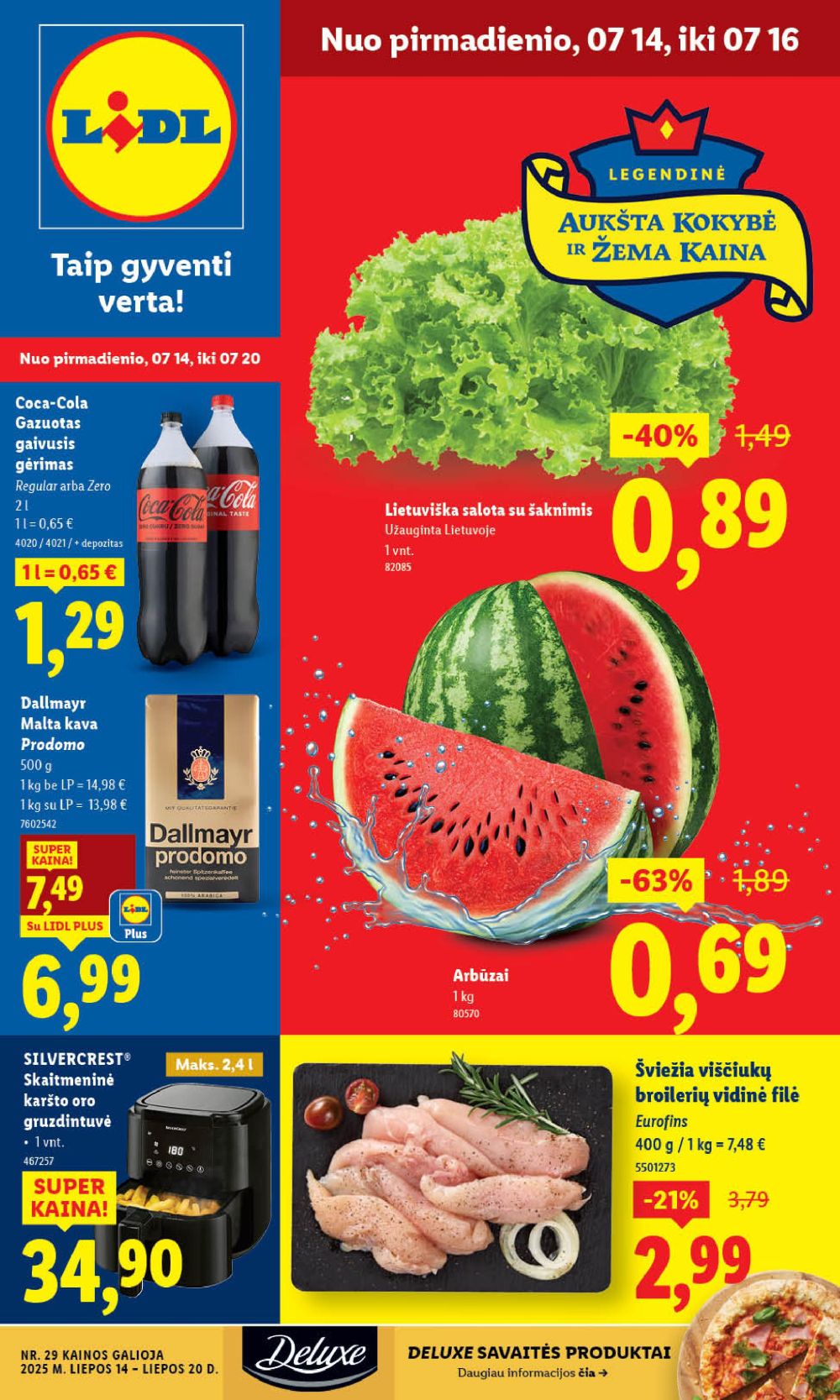 lidl - LIDL - Maisto prekių pasiūlymai (2025 07 17 - 2025 07 20) - page: 19