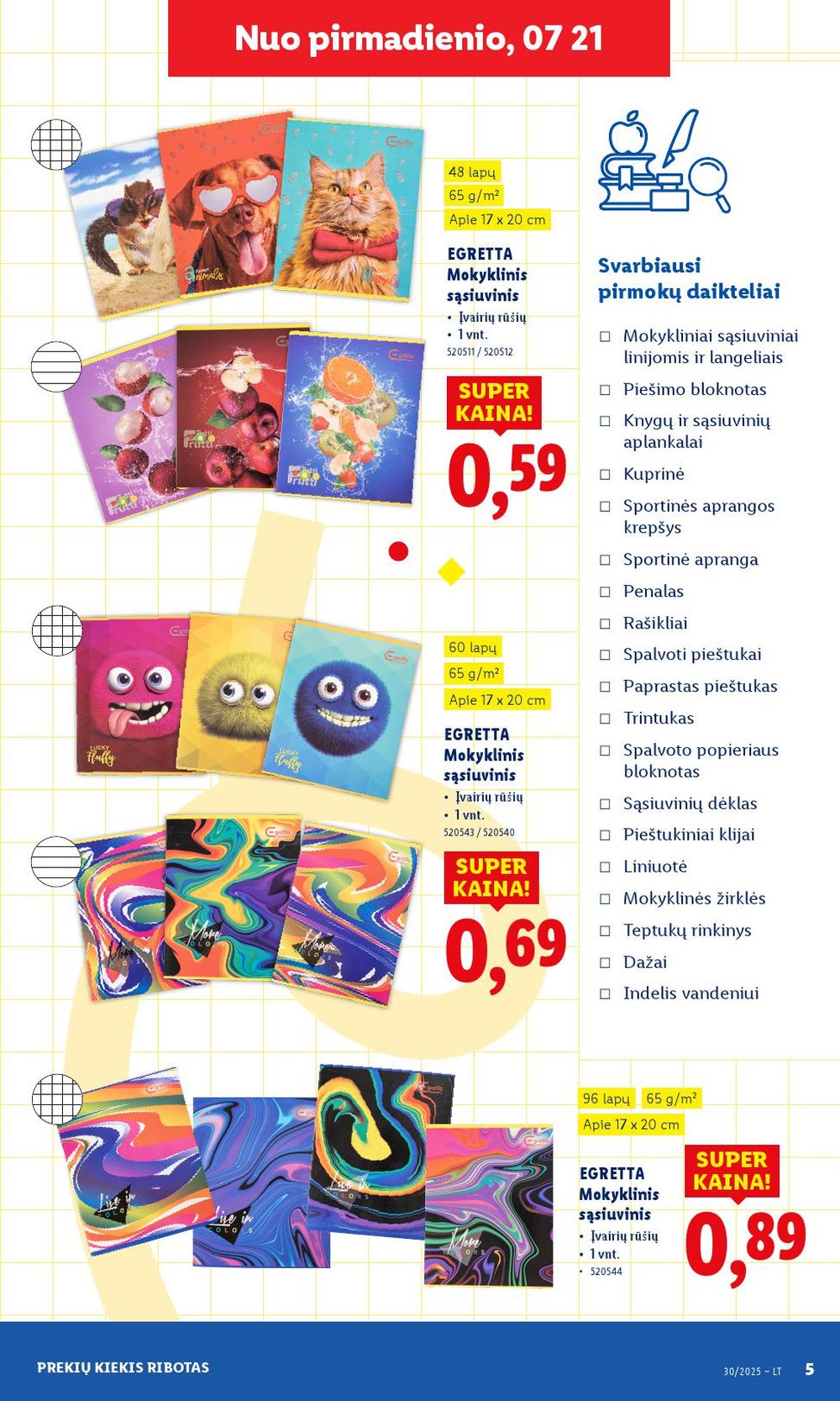 lidl - LIDL - Ne maisto prekių pasiūlymai (2025 07 21 - 2025 07 27) - page: 5