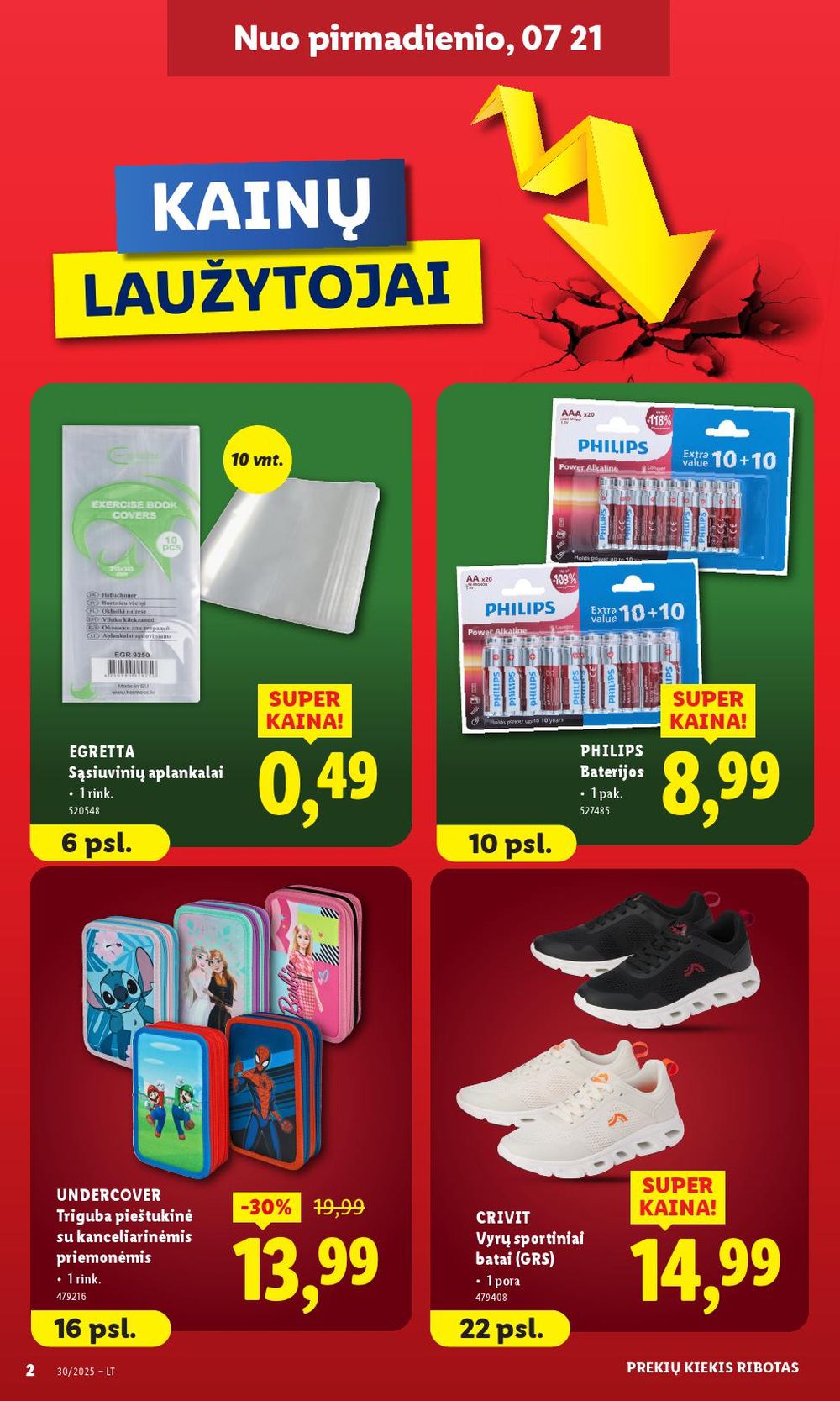 lidl - LIDL - Ne maisto prekių pasiūlymai (2025 07 21 - 2025 07 27) - page: 2