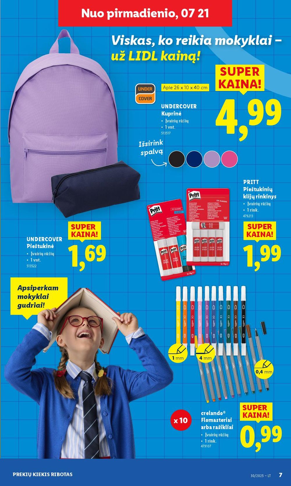 lidl - LIDL - Ne maisto prekių pasiūlymai (2025 07 21 - 2025 07 27) - page: 7