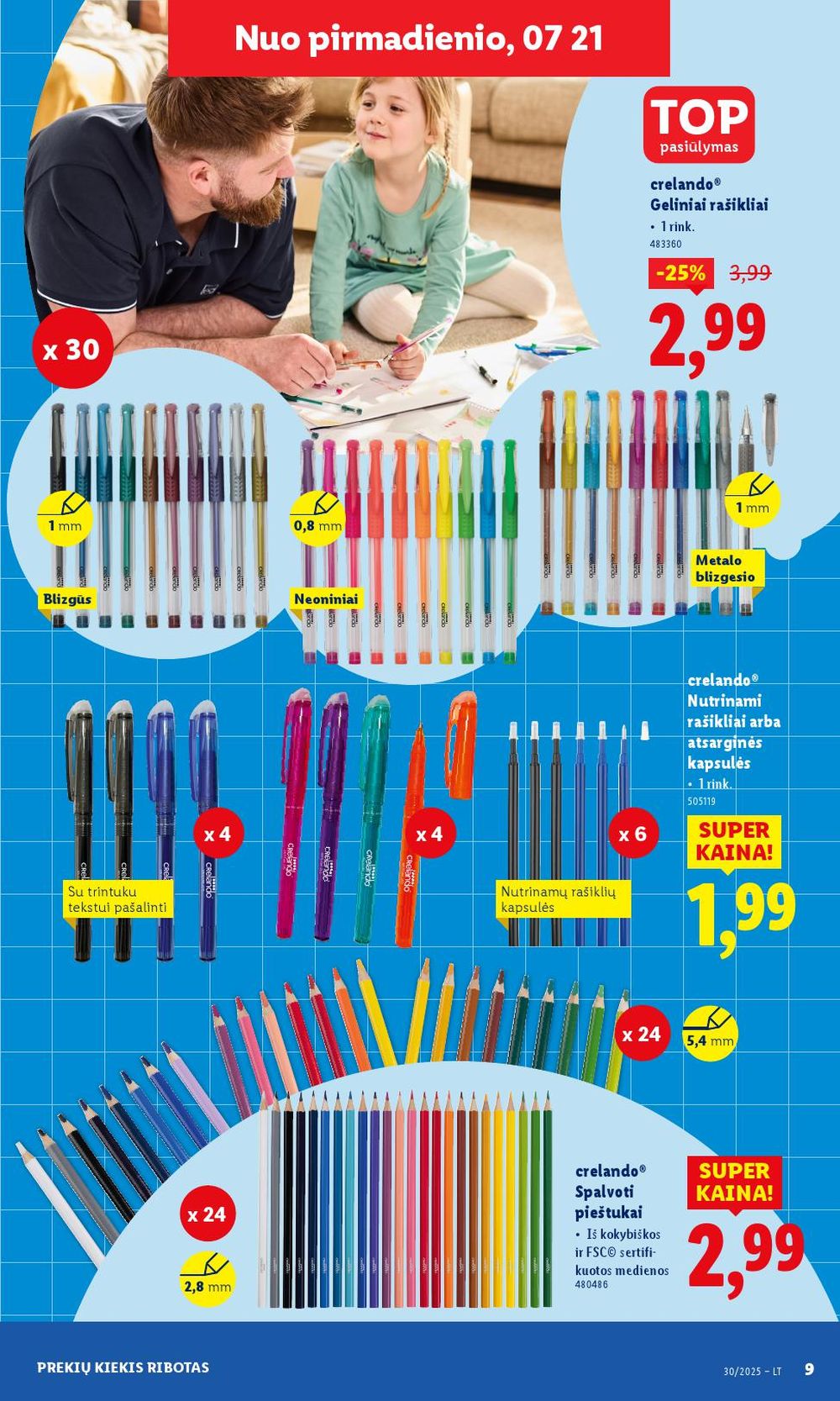 lidl - LIDL - Ne maisto prekių pasiūlymai (2025 07 21 - 2025 07 27) - page: 9