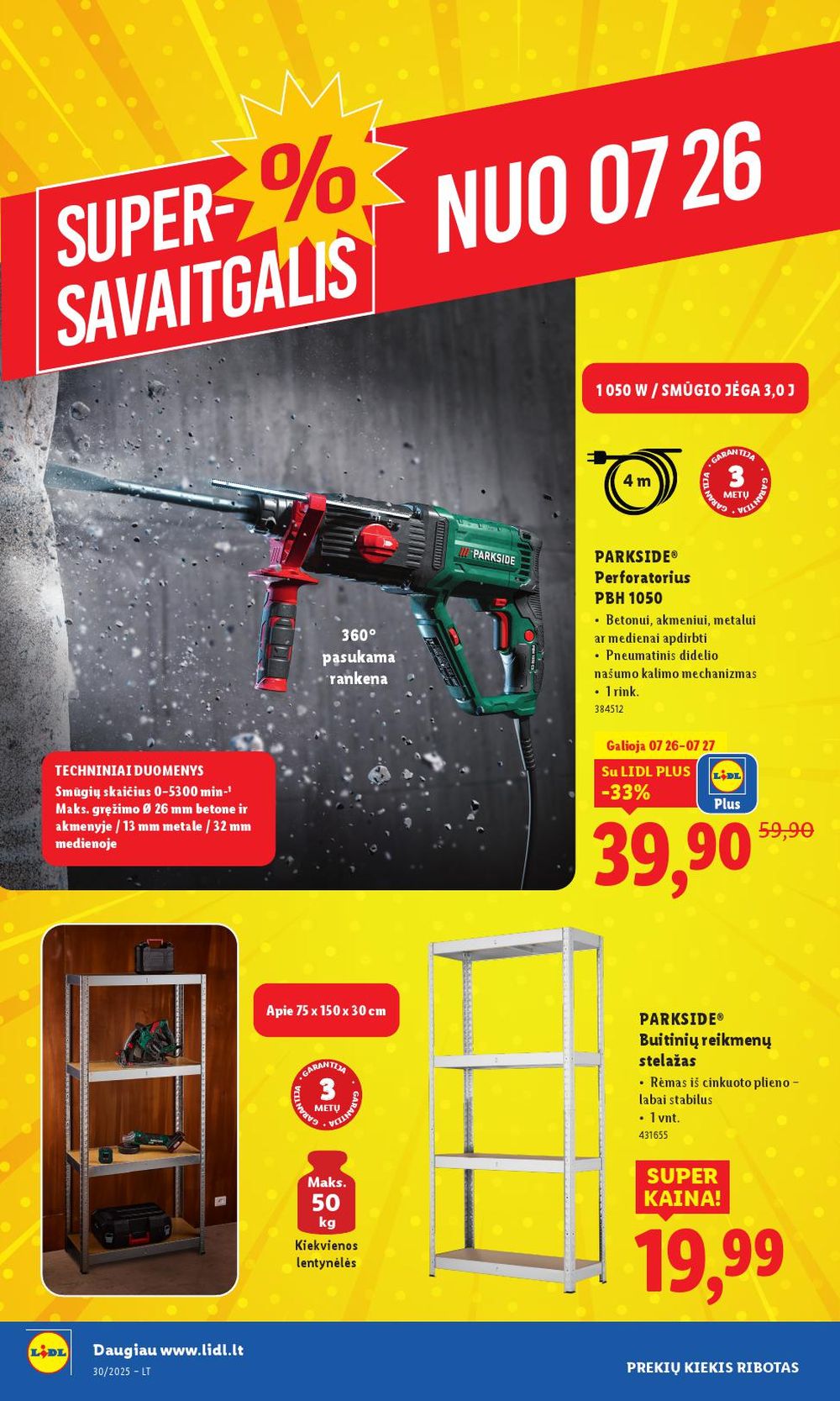lidl - LIDL - Ne maisto prekių pasiūlymai (2025 07 21 - 2025 07 27) - page: 42