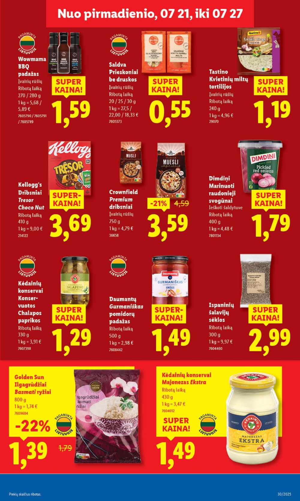lidl - LIDL - Maisto prekių pasiūlymai (2025 07 21 - 2025 07 27) - page: 31 lidl - LIDL - Maisto prekių pasiūlymai (2025 07 21 - 2025 07 27) - page: 31