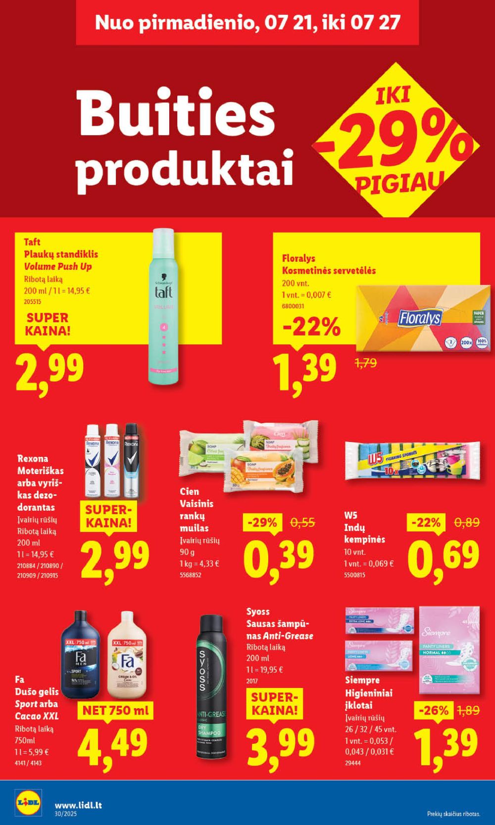 lidl - LIDL - Maisto prekių pasiūlymai (2025 07 21 - 2025 07 27) - page: 42 lidl - LIDL - Maisto prekių pasiūlymai (2025 07 21 - 2025 07 27) - page: 42