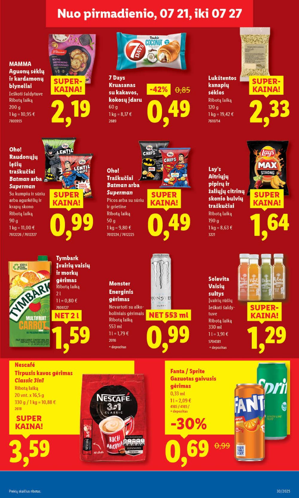 lidl - LIDL - Maisto prekių pasiūlymai (2025 07 21 - 2025 07 27) - page: 33 lidl - LIDL - Maisto prekių pasiūlymai (2025 07 21 - 2025 07 27) - page: 33