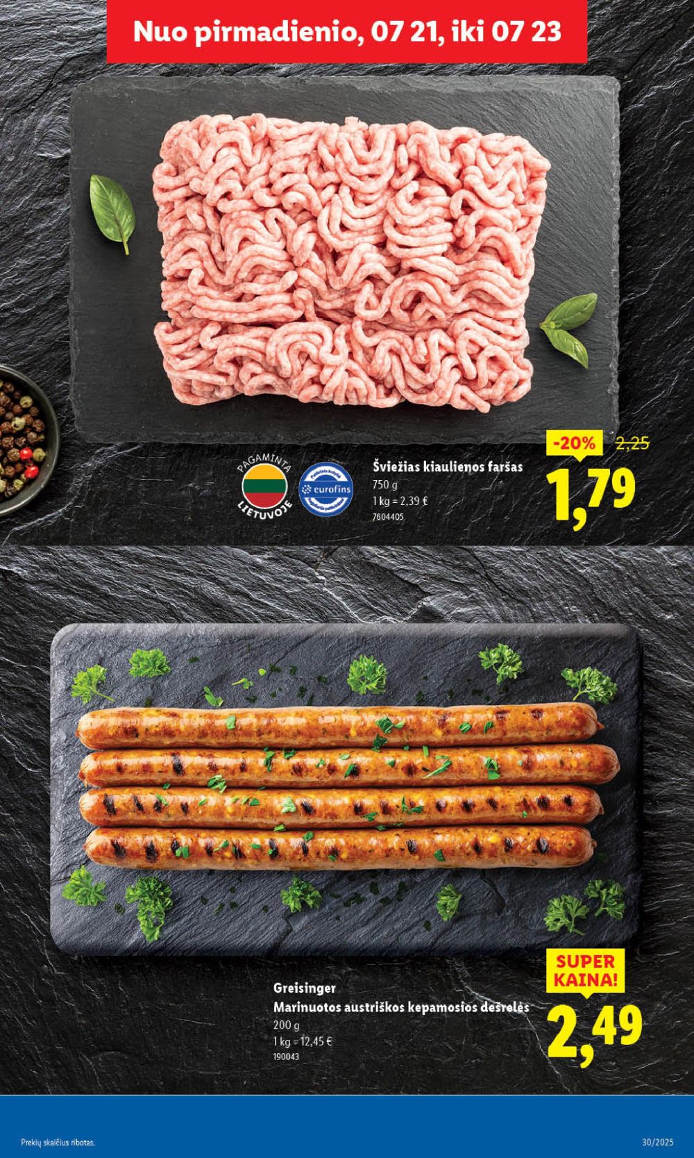 lidl - LIDL - Maisto prekių pasiūlymai (2025 07 21 - 2025 07 27) - page: 9 lidl - LIDL - Maisto prekių pasiūlymai (2025 07 21 - 2025 07 27) - page: 9