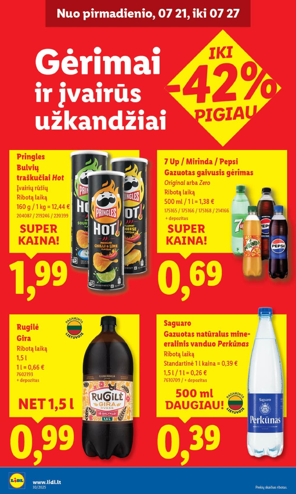lidl - LIDL - Maisto prekių pasiūlymai (2025 07 21 - 2025 07 27) - page: 32 lidl - LIDL - Maisto prekių pasiūlymai (2025 07 21 - 2025 07 27) - page: 32