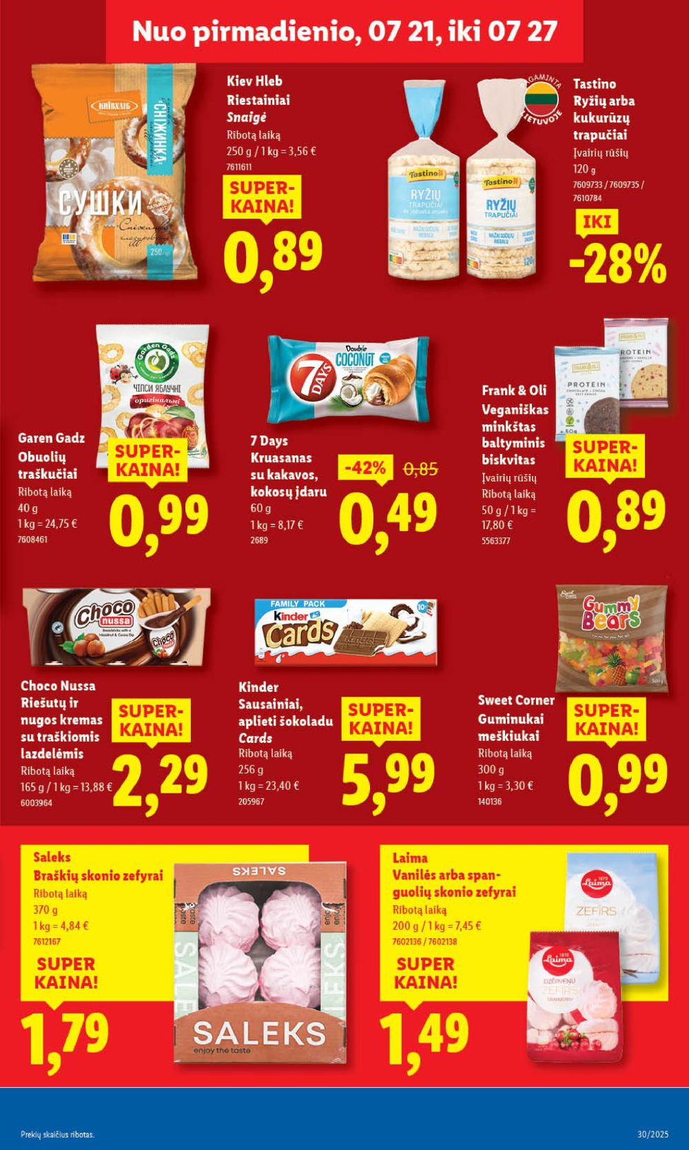 lidl - LIDL - Maisto prekių pasiūlymai (2025 07 24 - 2025 07 27) - page: 43