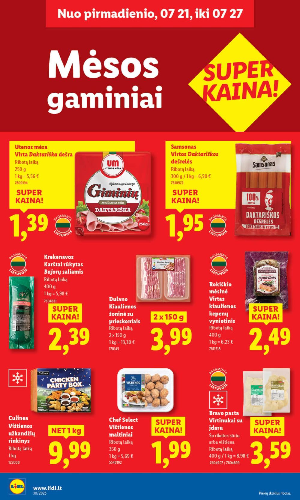 lidl - LIDL - Maisto prekių pasiūlymai (2025 07 24 - 2025 07 27) - page: 36