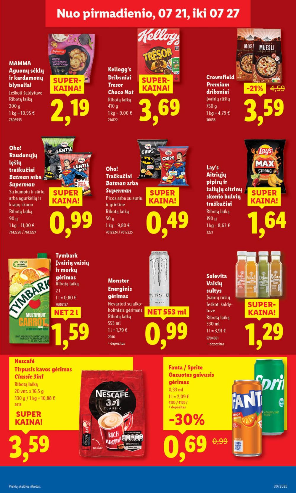 lidl - LIDL - Maisto prekių pasiūlymai (2025 07 24 - 2025 07 27) - page: 41