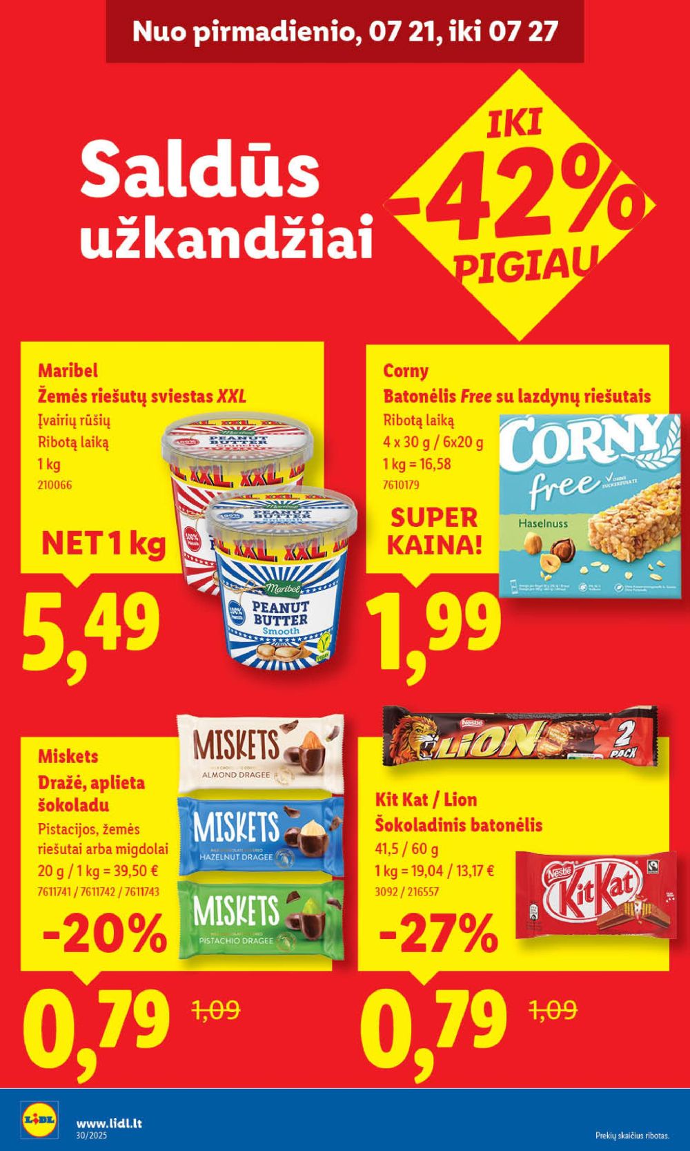 lidl - LIDL - Maisto prekių pasiūlymai (2025 07 24 - 2025 07 27) - page: 42