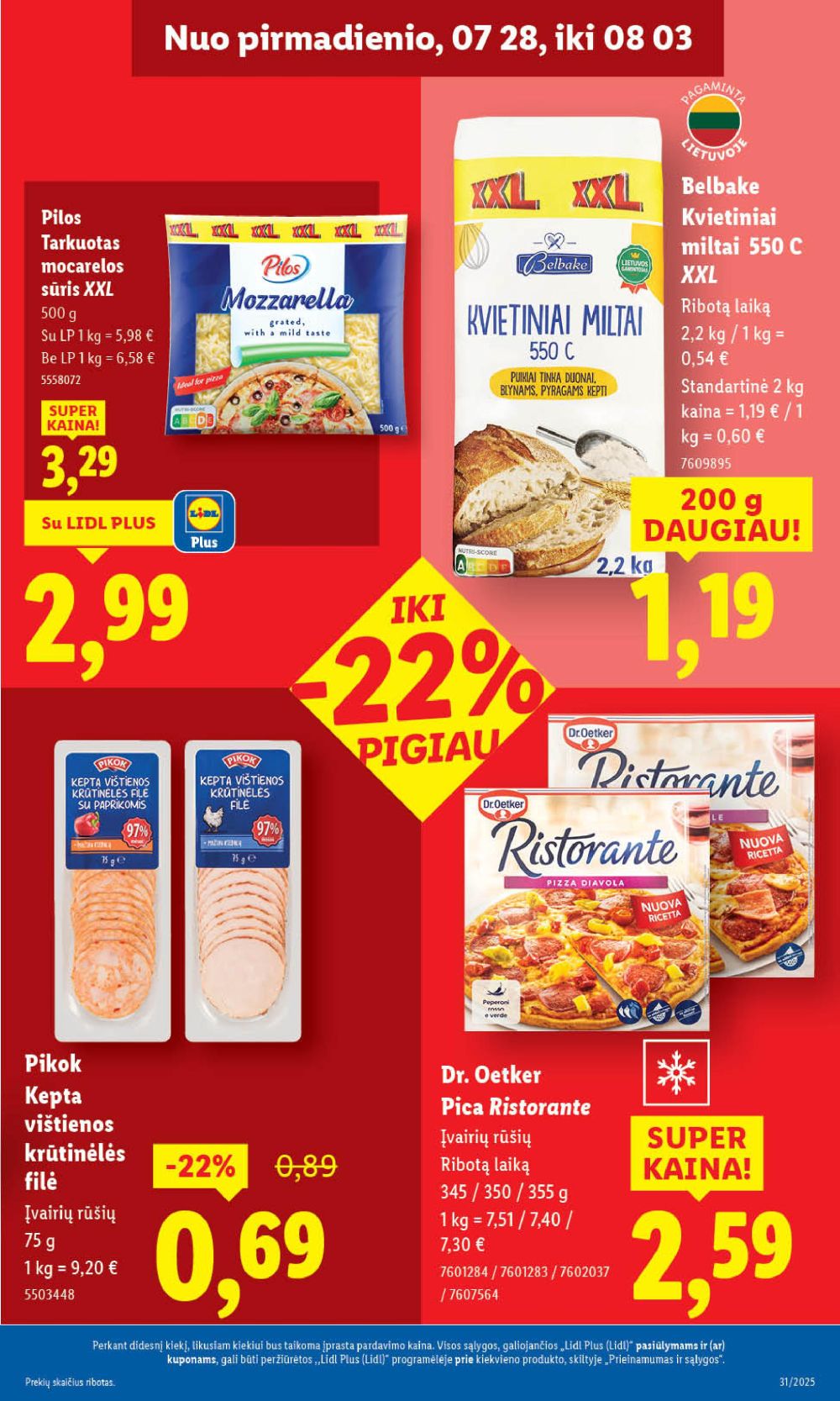 lidl - LIDL - Maisto prekių pasiūlymai (2025 07 28 - 2025 08 03) - page: 21
