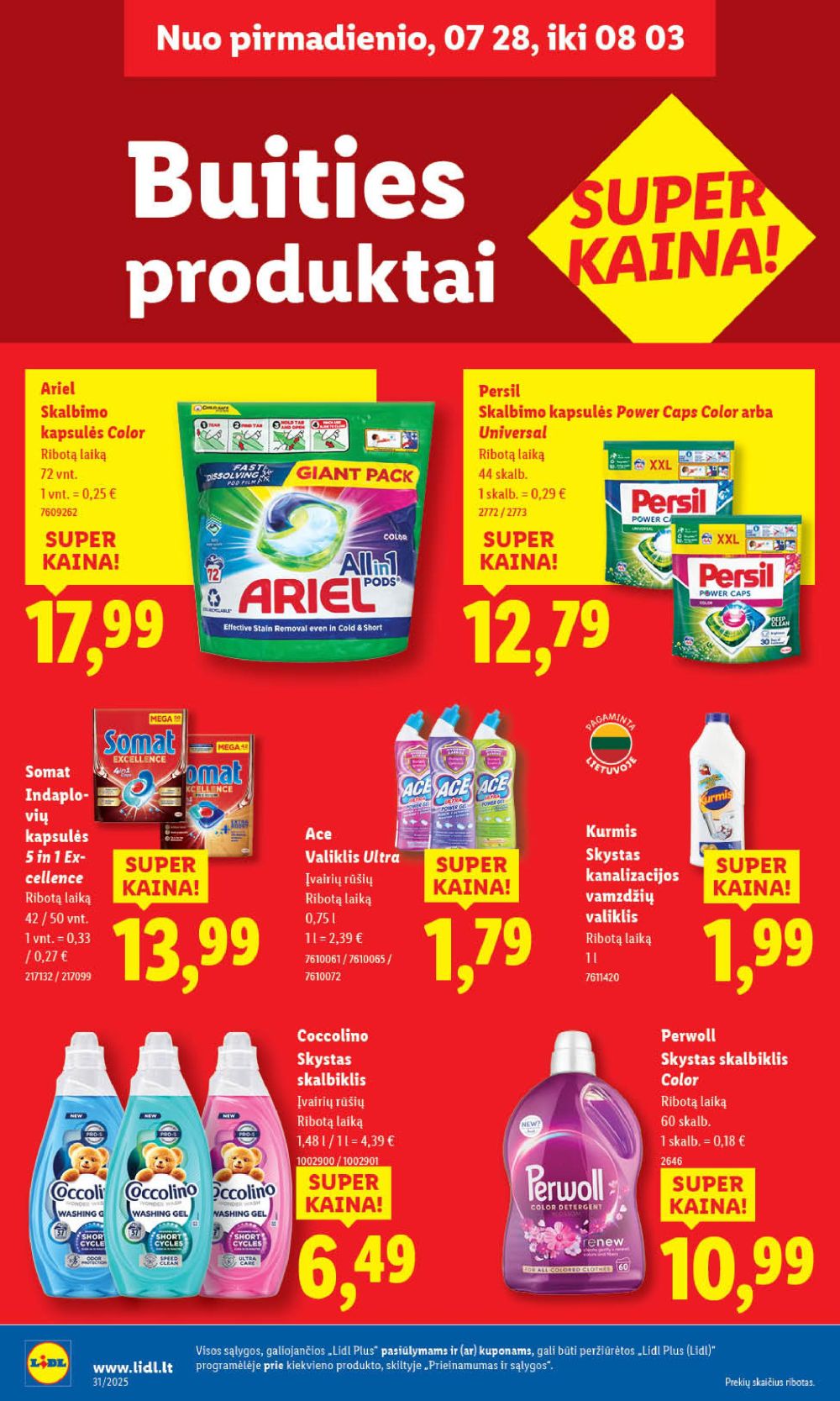 lidl - LIDL - Maisto prekių pasiūlymai (2025 07 28 - 2025 08 03) - page: 36