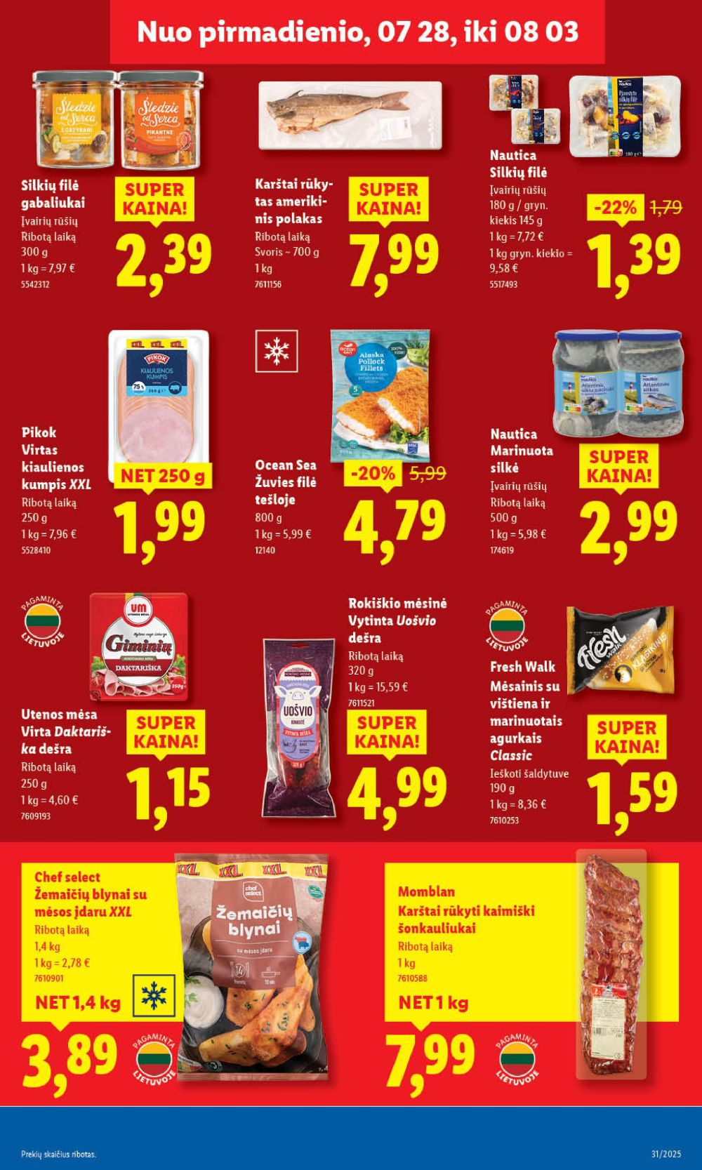 lidl - LIDL - Maisto prekių pasiūlymai (2025 07 28 - 2025 08 03) - page: 27