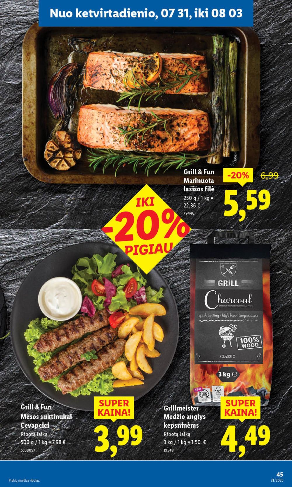 lidl - LIDL - Maisto prekių pasiūlymai (2025 07 28 - 2025 08 03) - page: 45