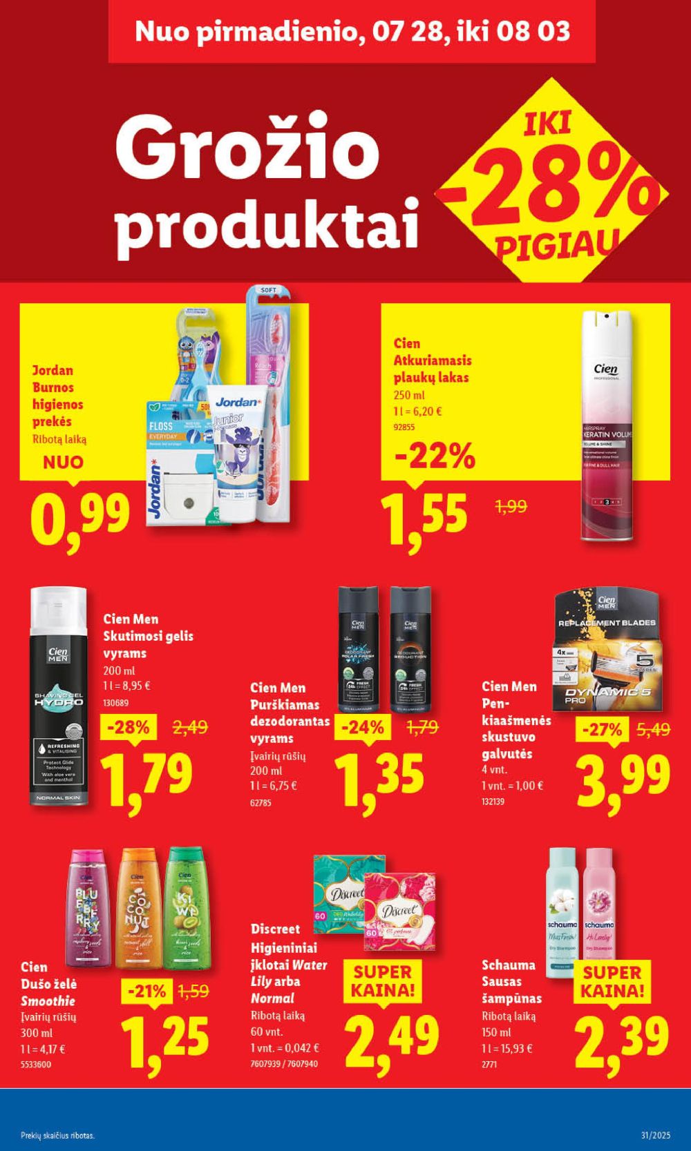 lidl - LIDL - Maisto prekių pasiūlymai (2025 07 28 - 2025 08 03) - page: 37