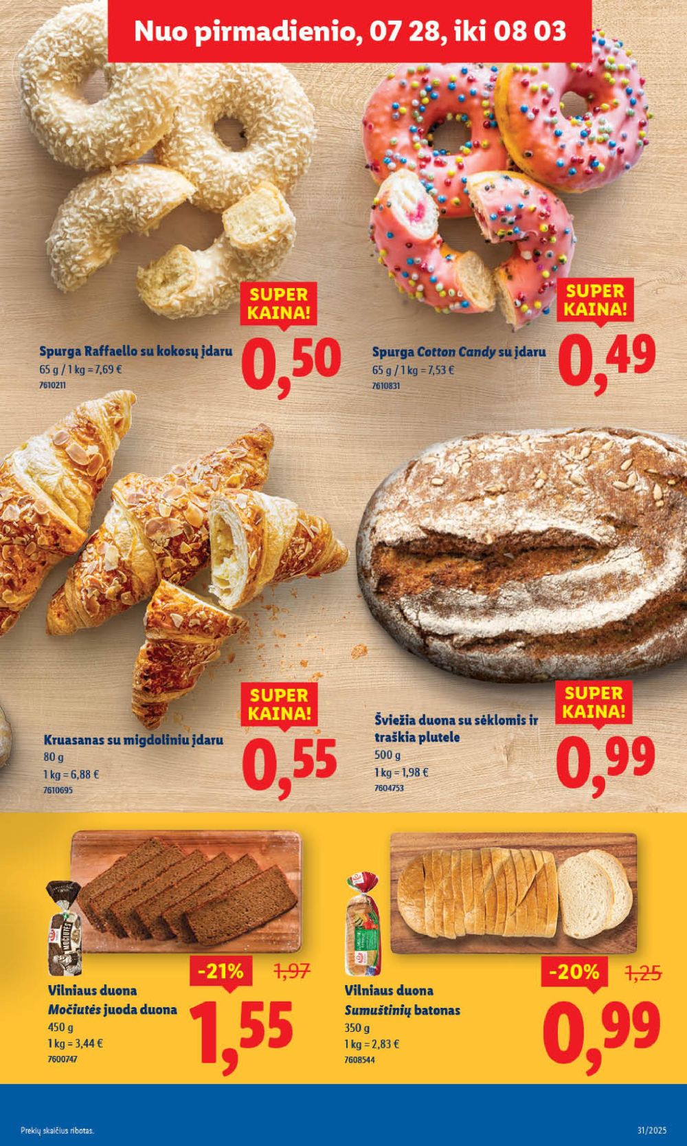 lidl - LIDL - Maisto prekių pasiūlymai (2025 07 28 - 2025 08 03) - page: 7