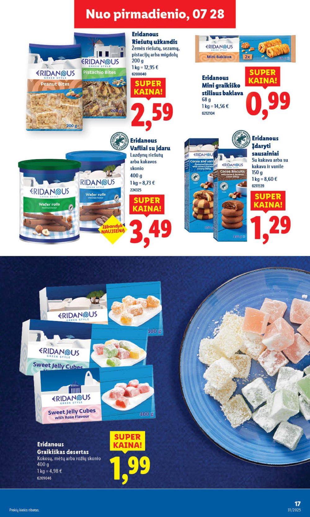 lidl - LIDL - Maisto prekių pasiūlymai (2025 07 28 - 2025 08 03) - page: 17
