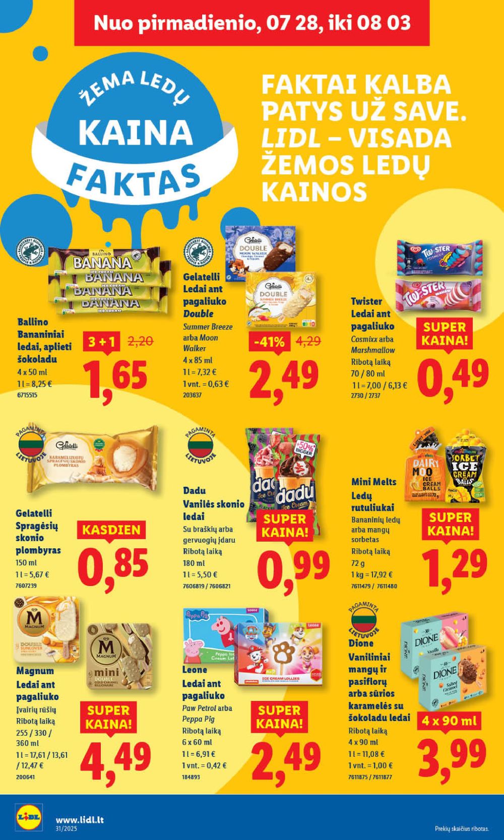 lidl - LIDL - Maisto prekių pasiūlymai (2025 07 28 - 2025 08 03) - page: 24