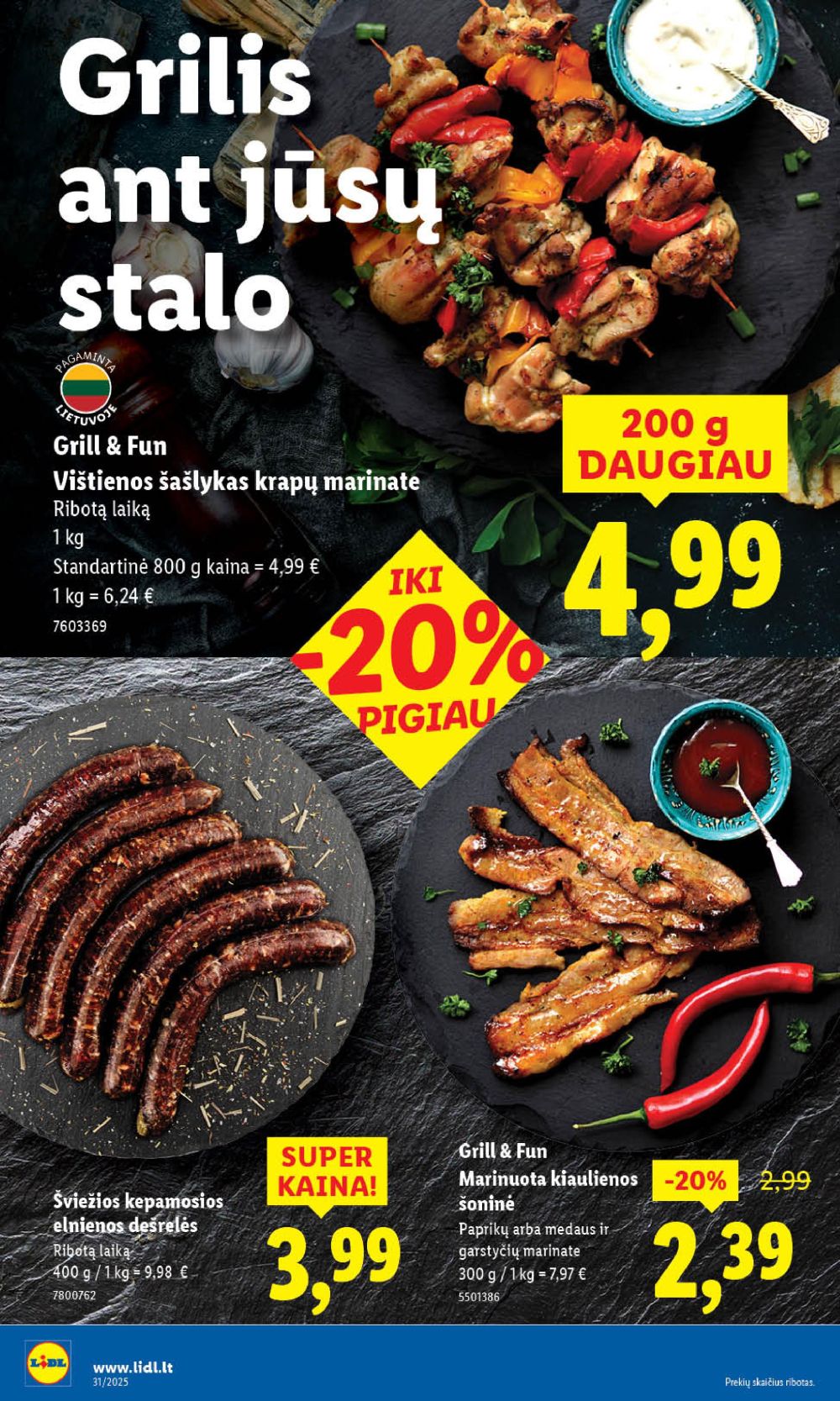 lidl - LIDL - Maisto prekių pasiūlymai (2025 07 28 - 2025 08 03) - page: 44