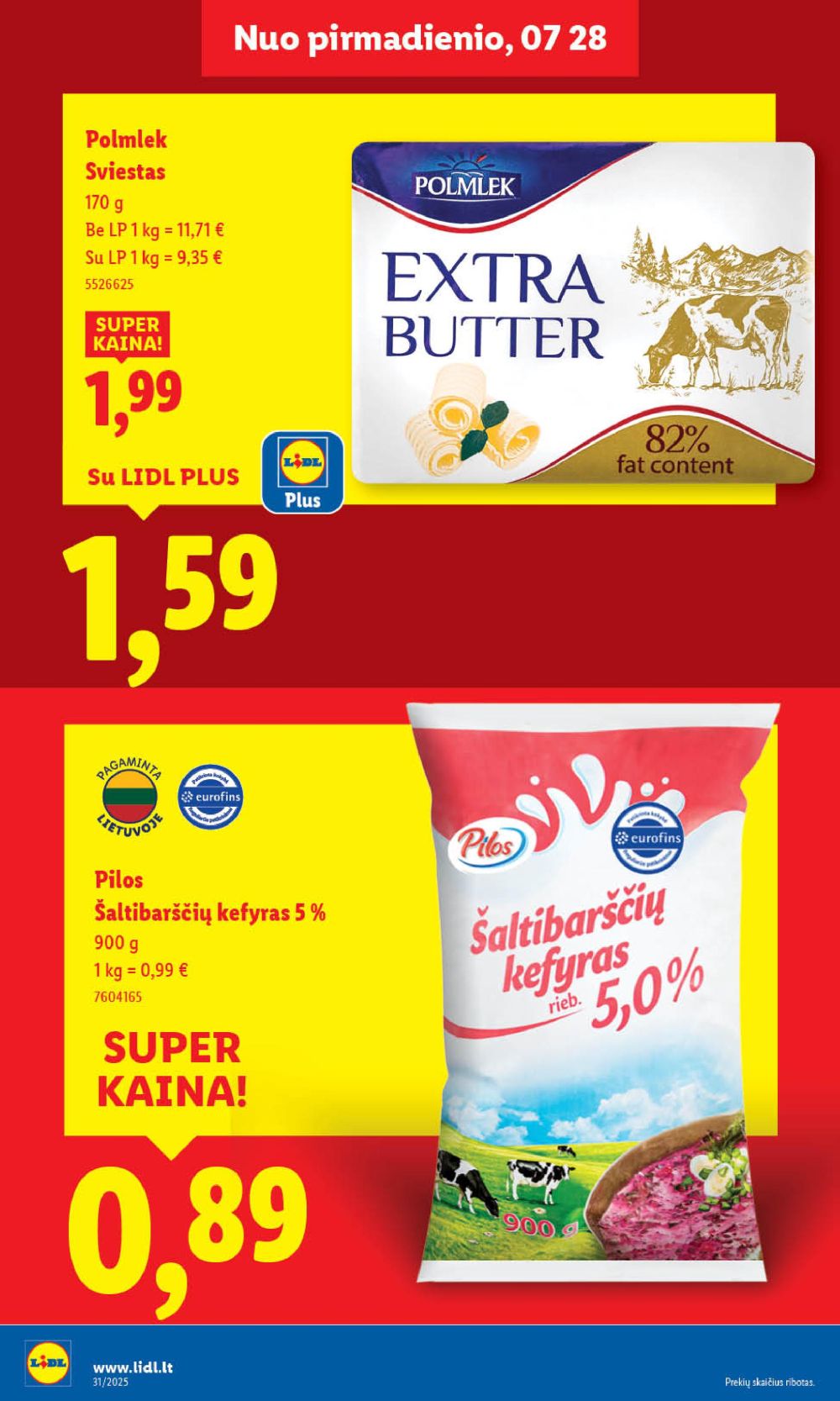 lidl - LIDL - Maisto prekių pasiūlymai (2025 07 28 - 2025 08 03) - page: 20