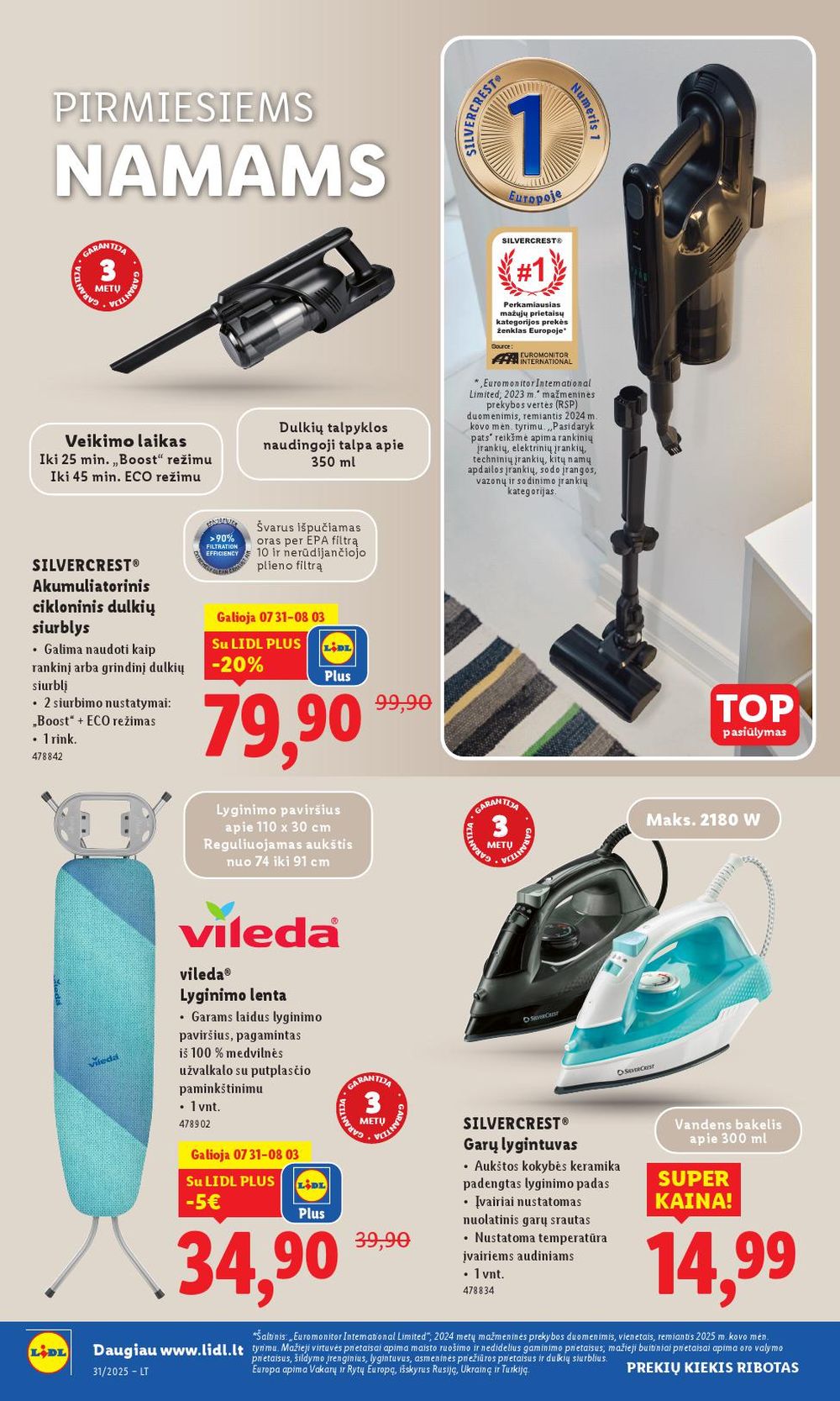 lidl - LIDL - Ne maisto prekių pasiūlymai (2025 07 28 - 2025 08 03) - page: 30