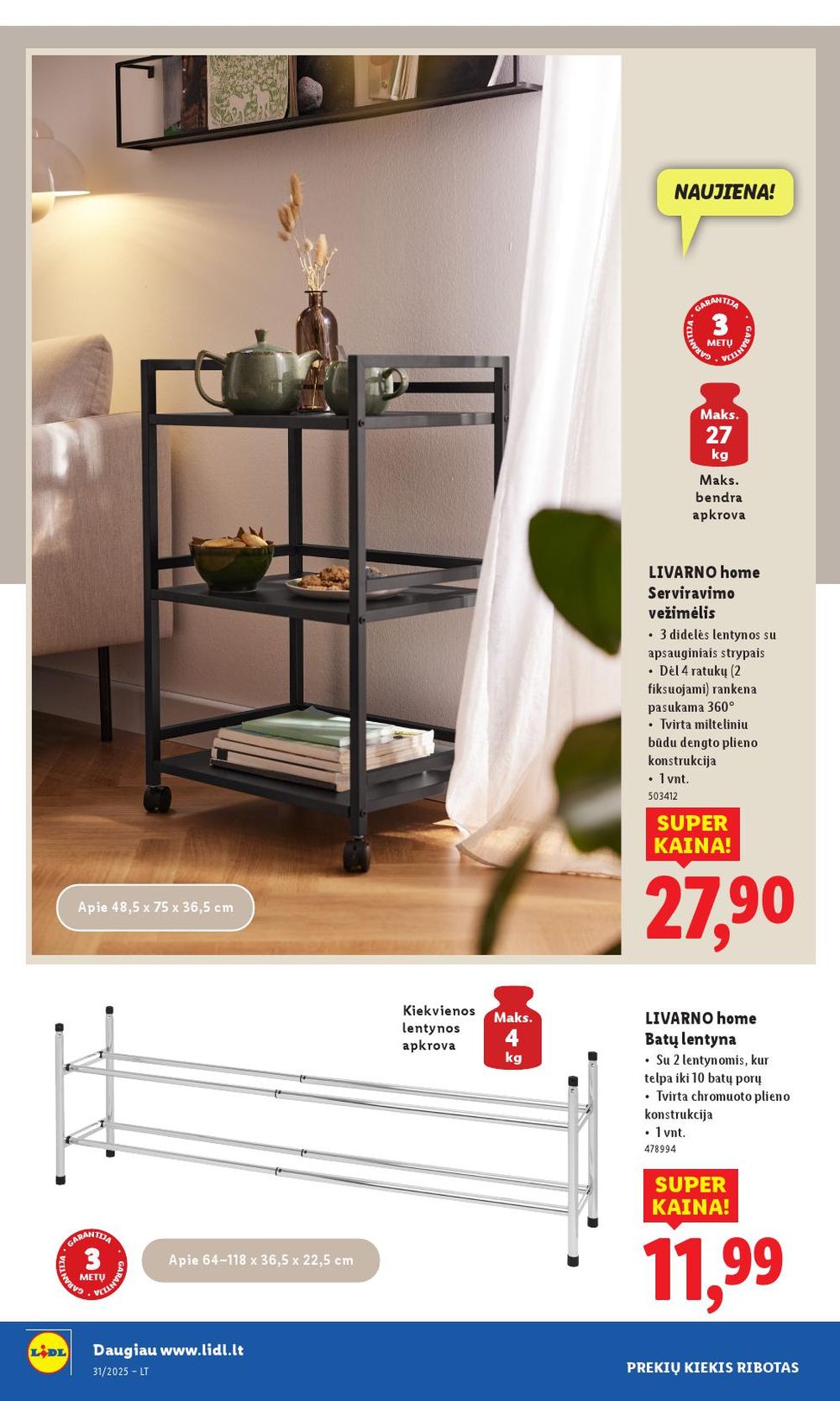 lidl - LIDL - Ne maisto prekių pasiūlymai (2025 07 28 - 2025 08 03) - page: 36