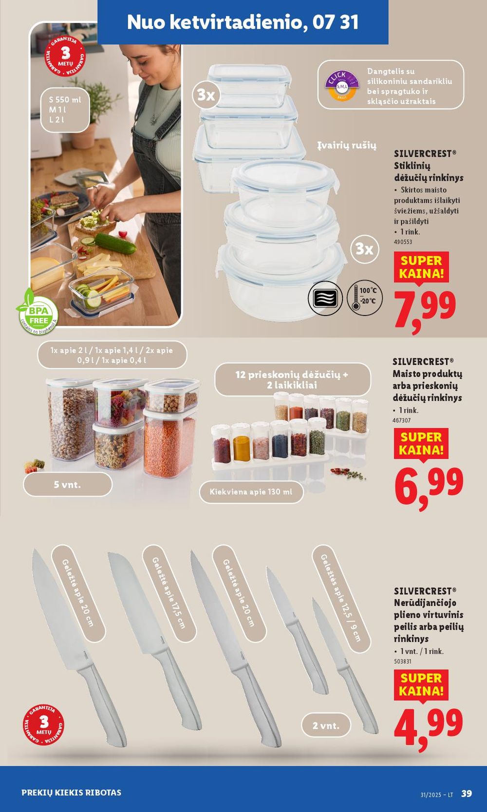 lidl - LIDL - Ne maisto prekių pasiūlymai (2025 07 28 - 2025 08 03) - page: 39