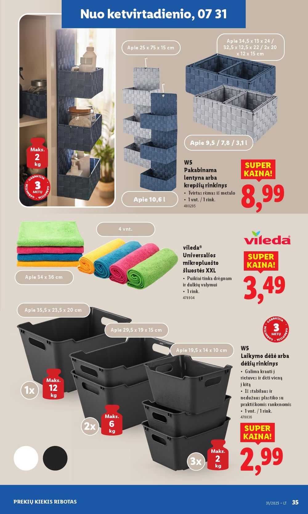 lidl - LIDL - Ne maisto prekių pasiūlymai (2025 07 28 - 2025 08 03) - page: 35
