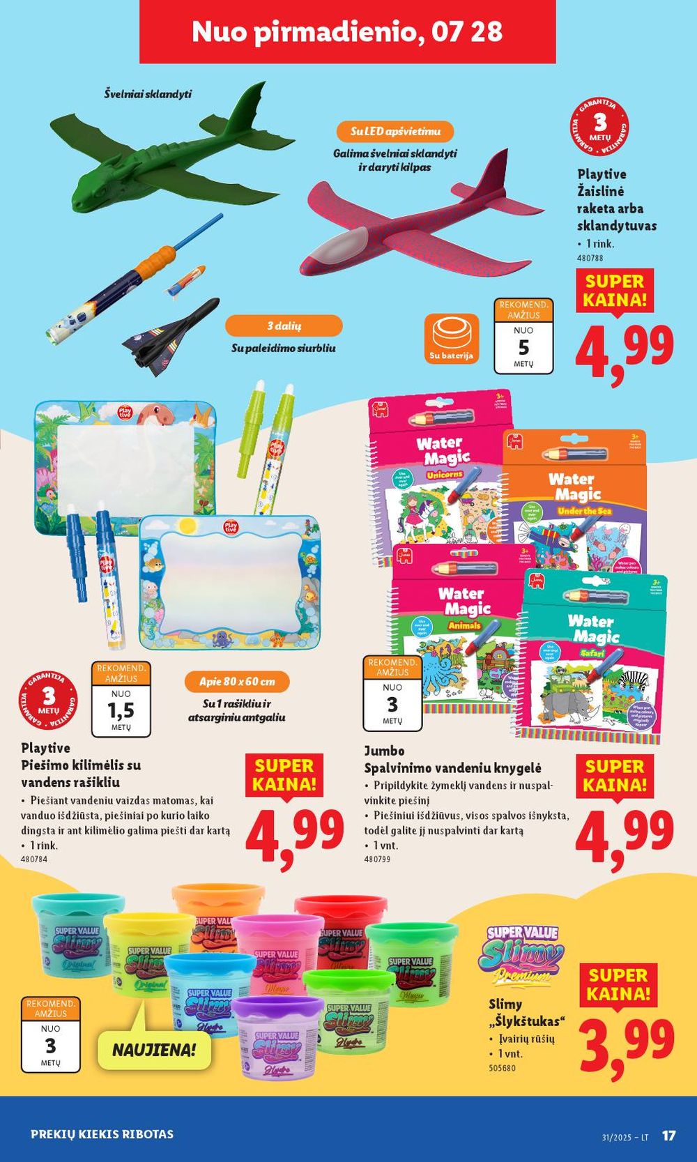 lidl - LIDL - Ne maisto prekių pasiūlymai (2025 07 28 - 2025 08 03) - page: 17