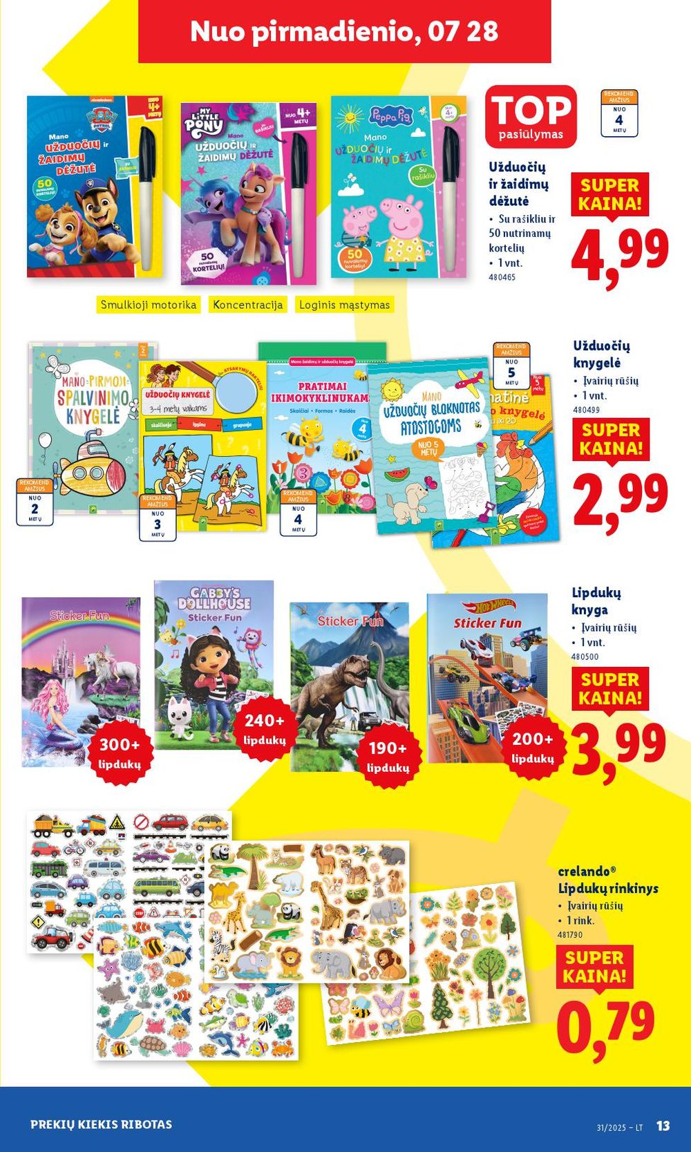 lidl - LIDL - Ne maisto prekių pasiūlymai (2025 07 28 - 2025 08 03) - page: 13