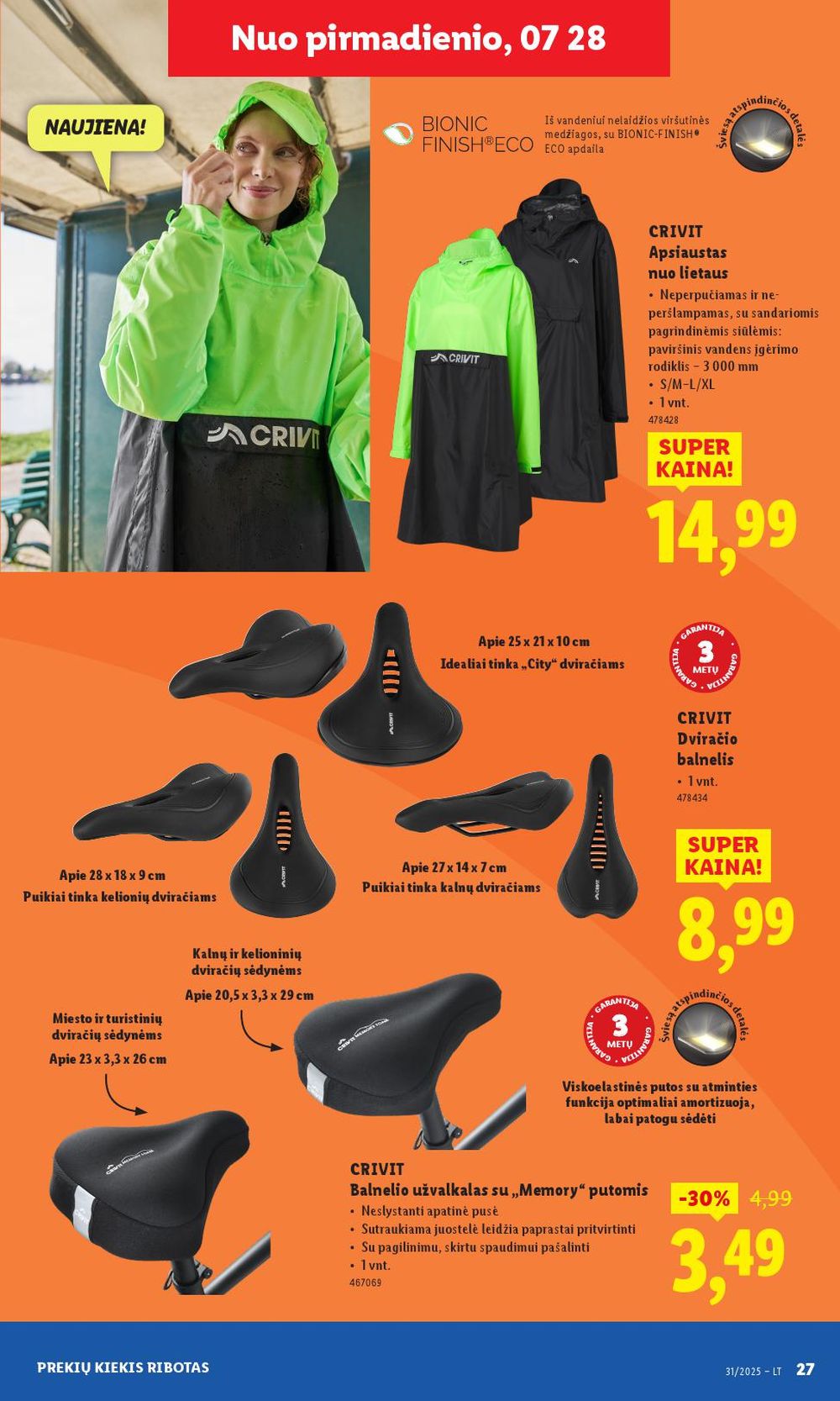 lidl - LIDL - Ne maisto prekių pasiūlymai (2025 07 28 - 2025 08 03) - page: 27