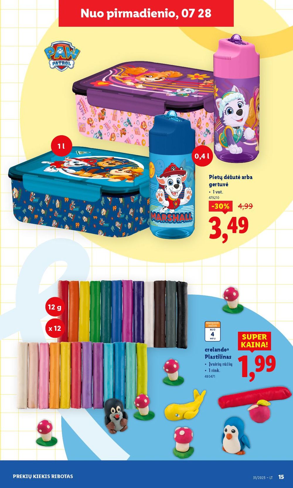 lidl - LIDL - Ne maisto prekių pasiūlymai (2025 07 28 - 2025 08 03) - page: 15