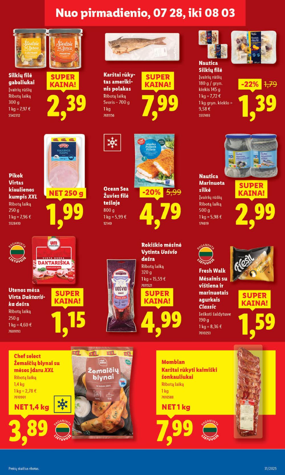 lidl - LIDL - Maisto prekių pasiūlymai (2025 07 31 - 2025 08 03) - page: 35