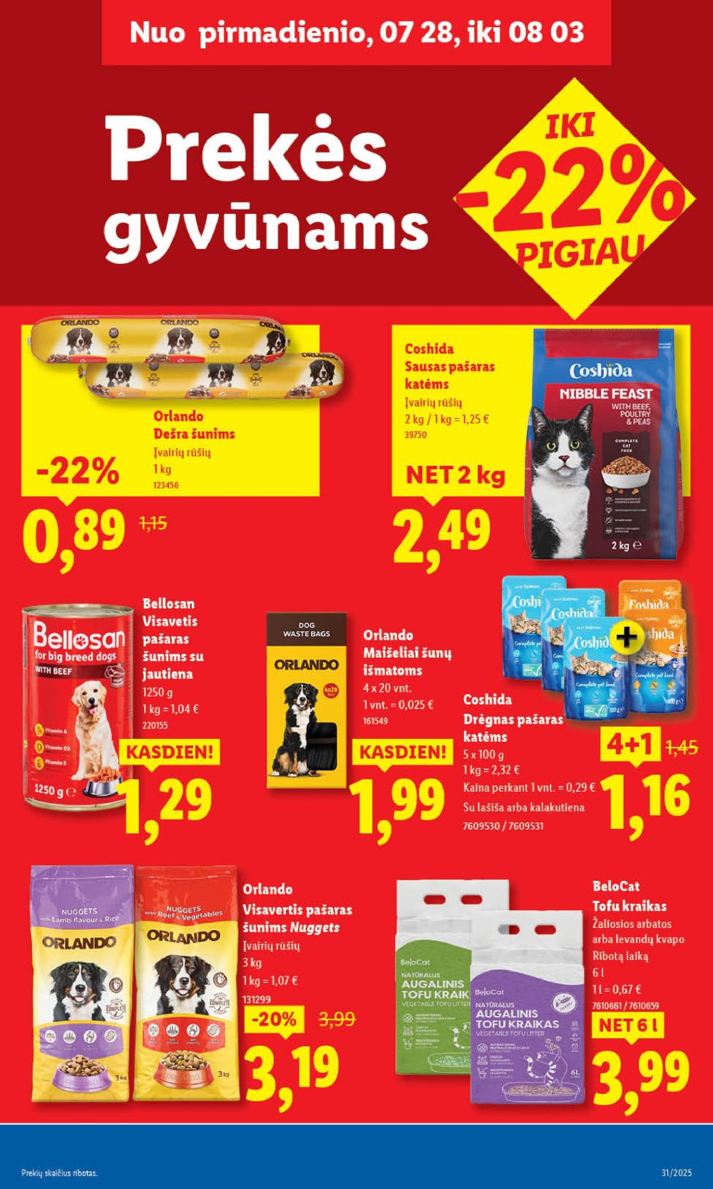lidl - LIDL - Maisto prekių pasiūlymai (2025 07 31 - 2025 08 03) - page: 43