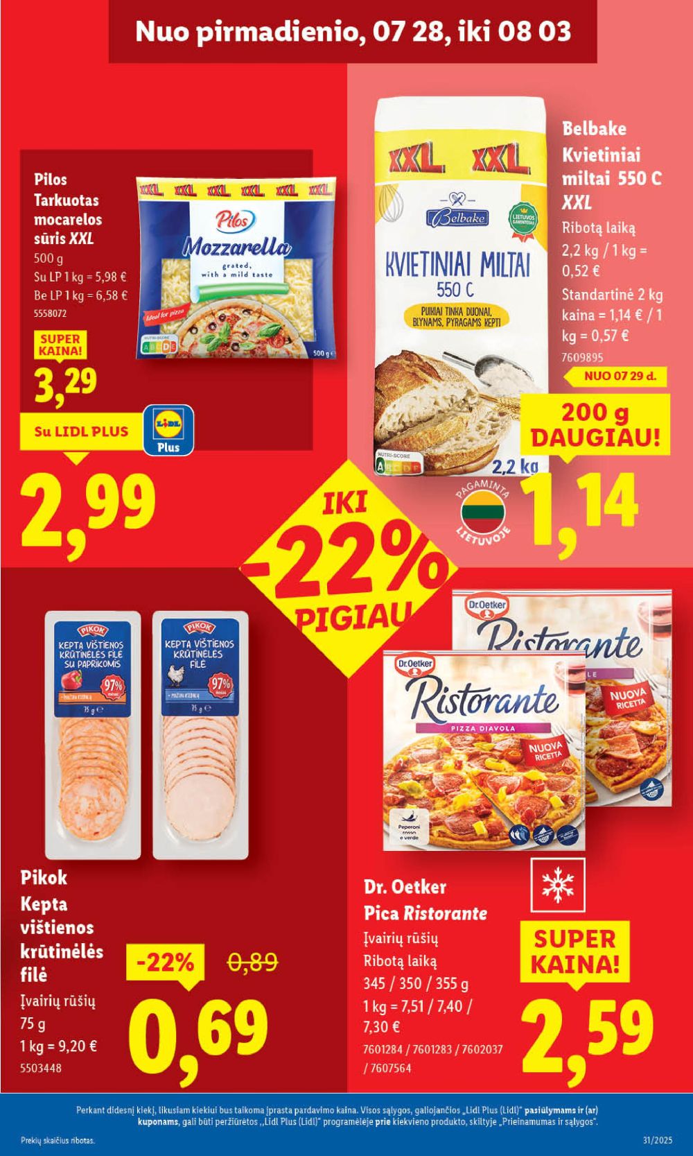 lidl - LIDL - Maisto prekių pasiūlymai (2025 07 31 - 2025 08 03) - page: 29