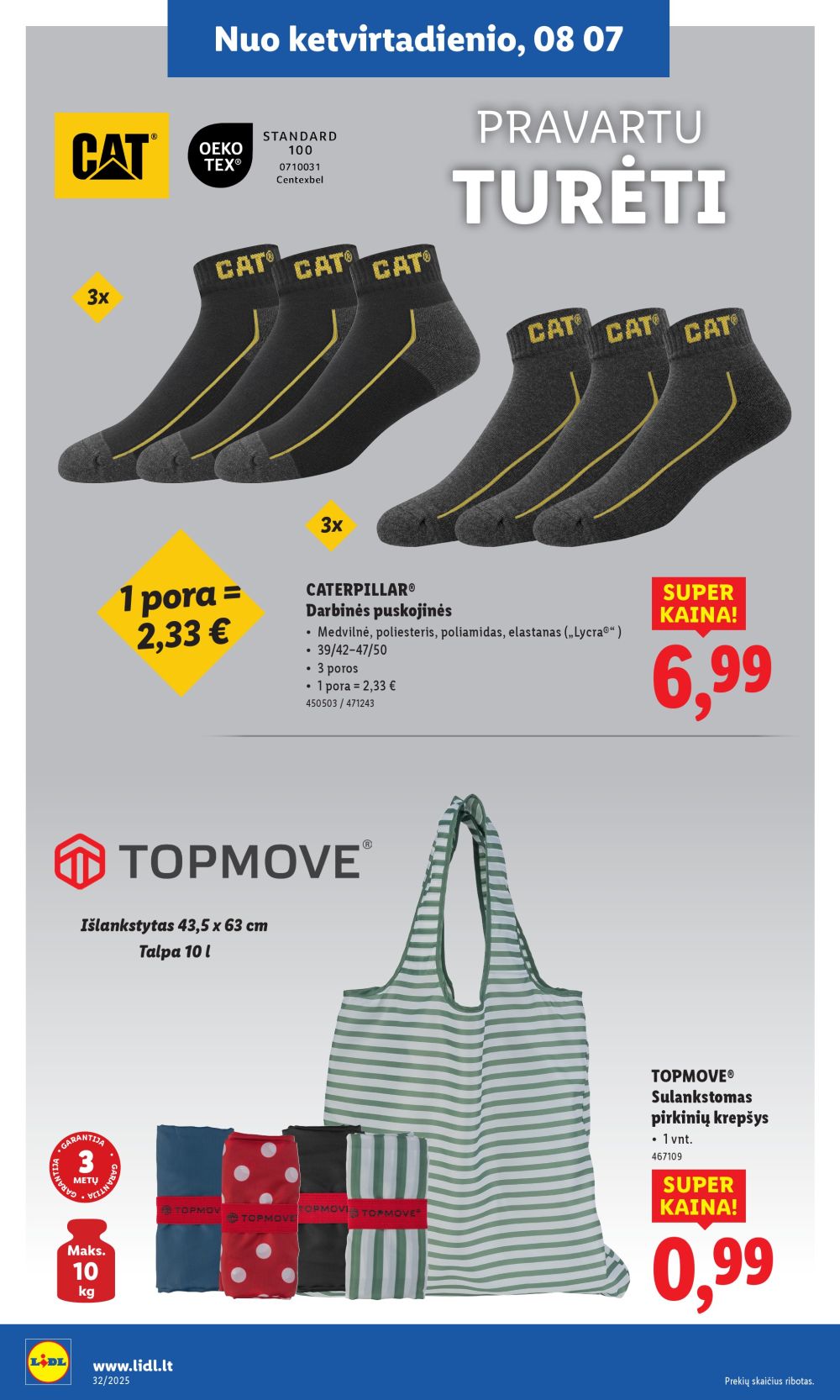 lidl - LIDL - Ne maisto prekių pasiūlymai (2025 08 04 - 2025 08 10) - page: 40