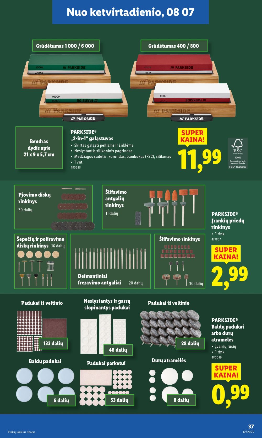 lidl - LIDL - Ne maisto prekių pasiūlymai (2025 08 04 - 2025 08 10) - page: 37