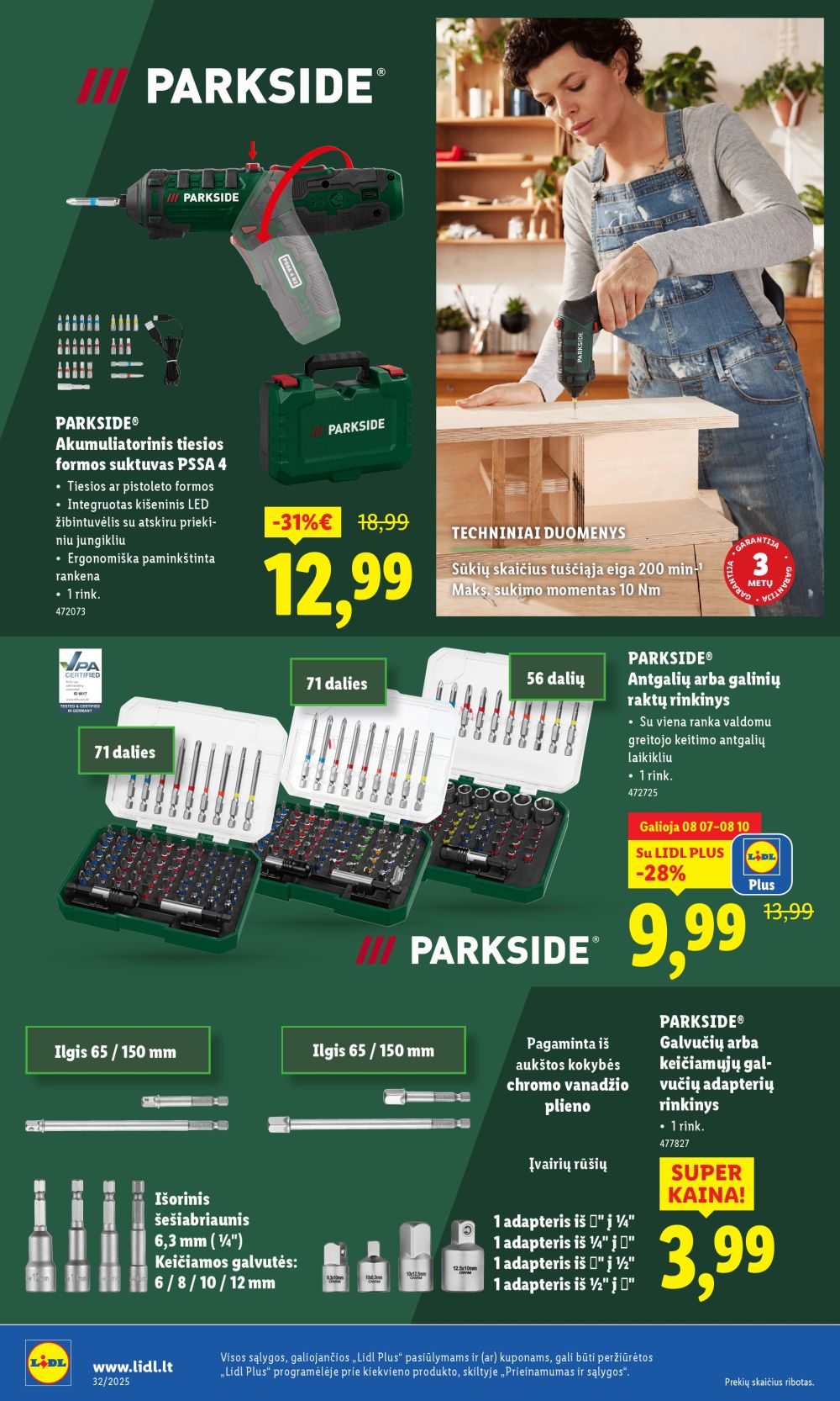 lidl - LIDL - Ne maisto prekių pasiūlymai (2025 08 04 - 2025 08 10) - page: 28