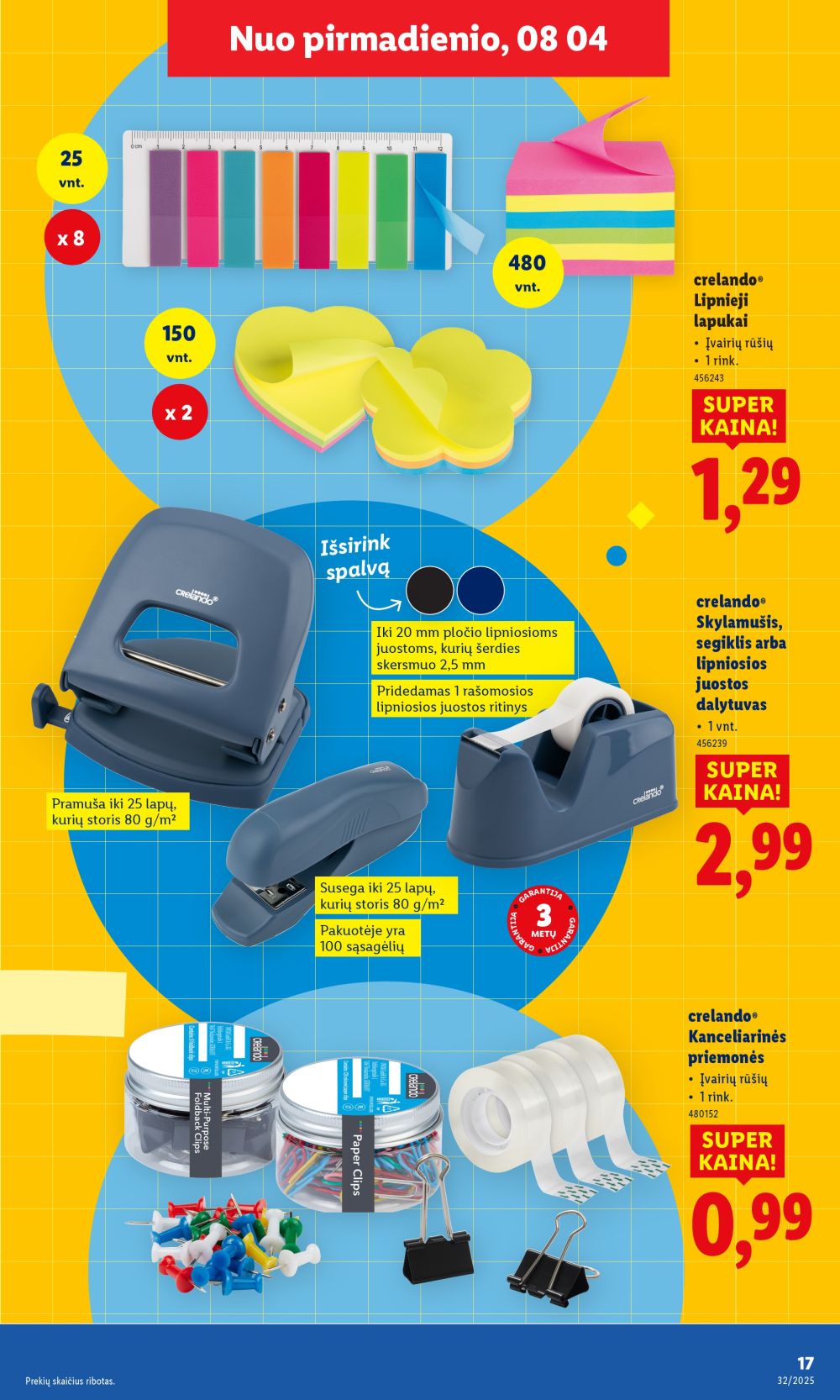 lidl - LIDL - Ne maisto prekių pasiūlymai (2025 08 04 - 2025 08 10) - page: 17