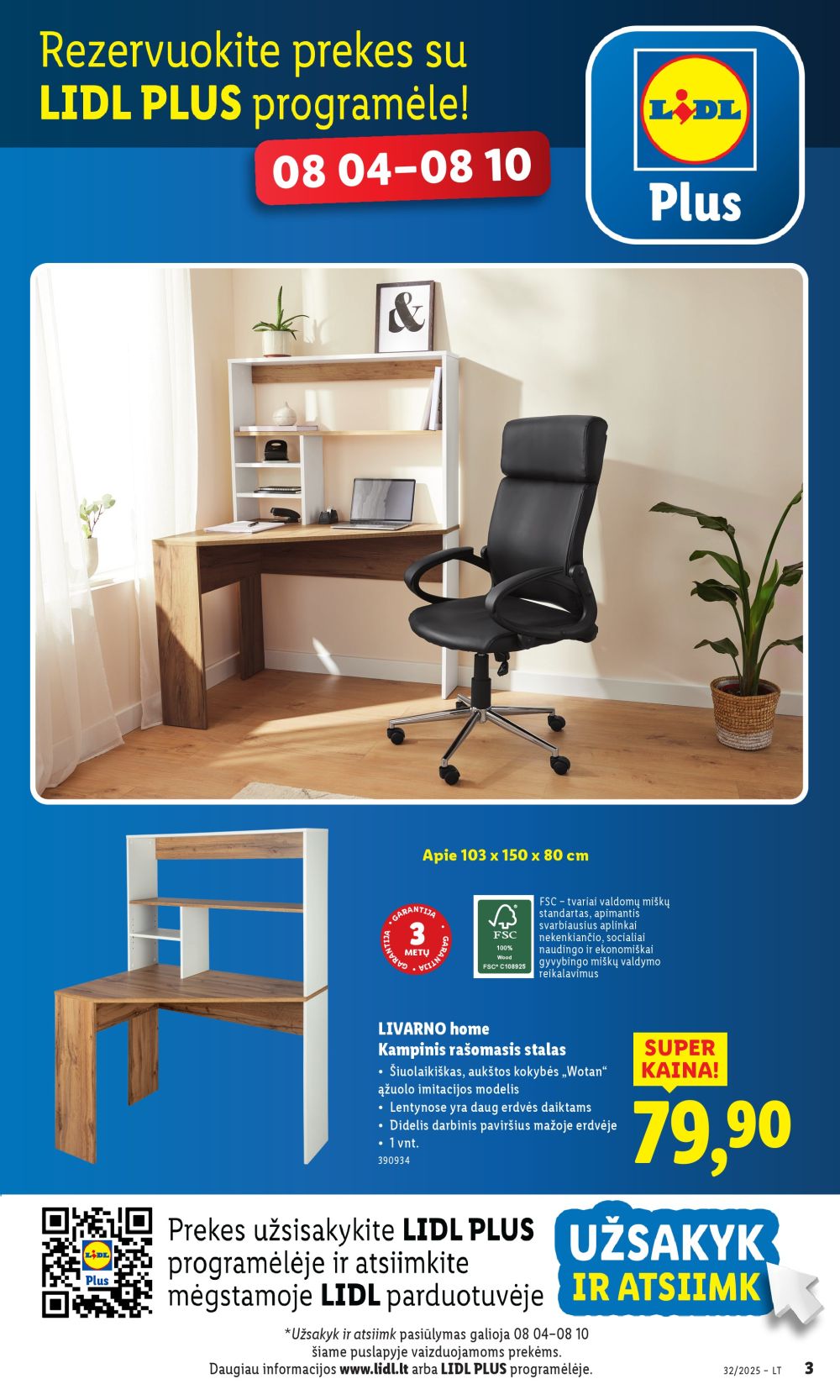 lidl - LIDL - Ne maisto prekių pasiūlymai (2025 08 04 - 2025 08 10) - page: 3