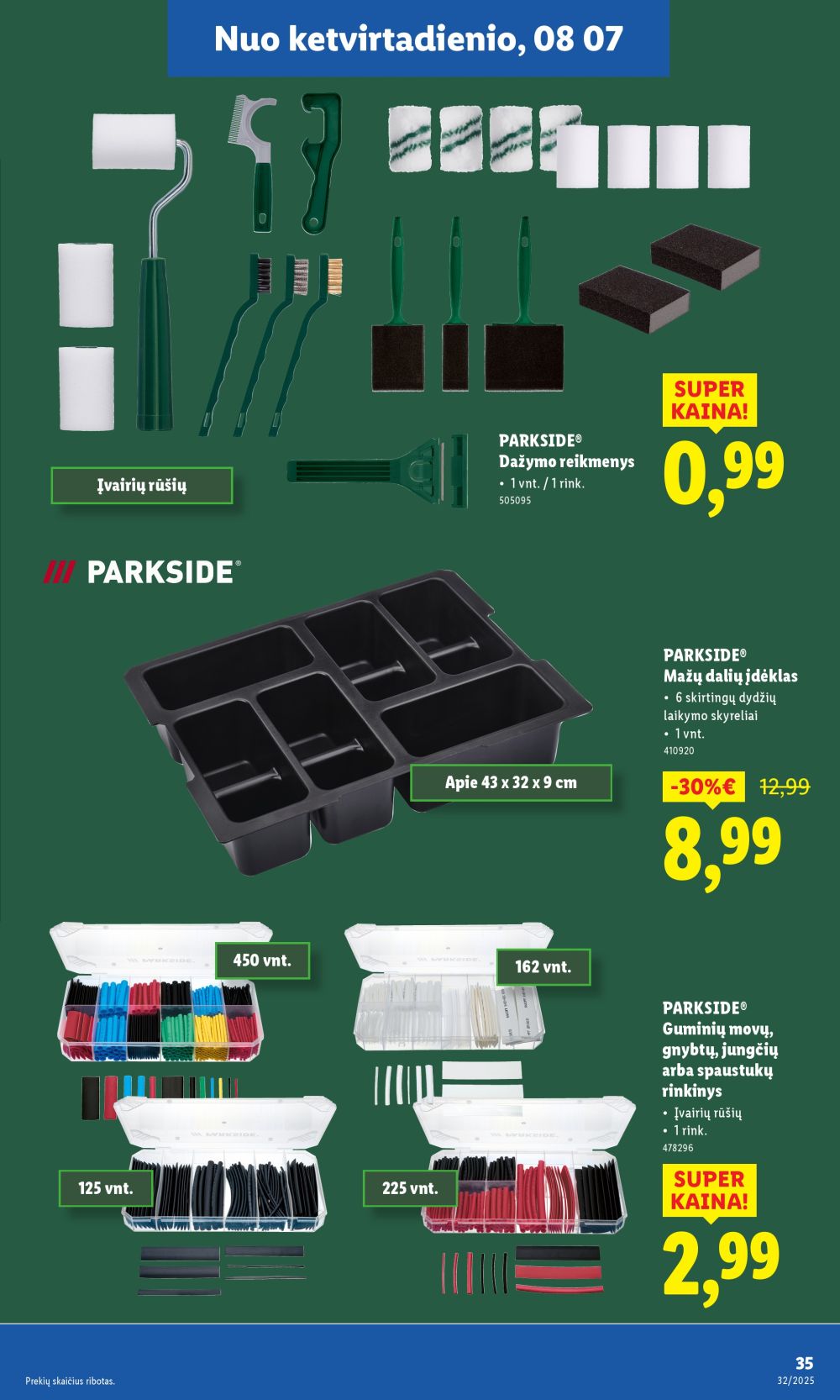 lidl - LIDL - Ne maisto prekių pasiūlymai (2025 08 04 - 2025 08 10) - page: 35