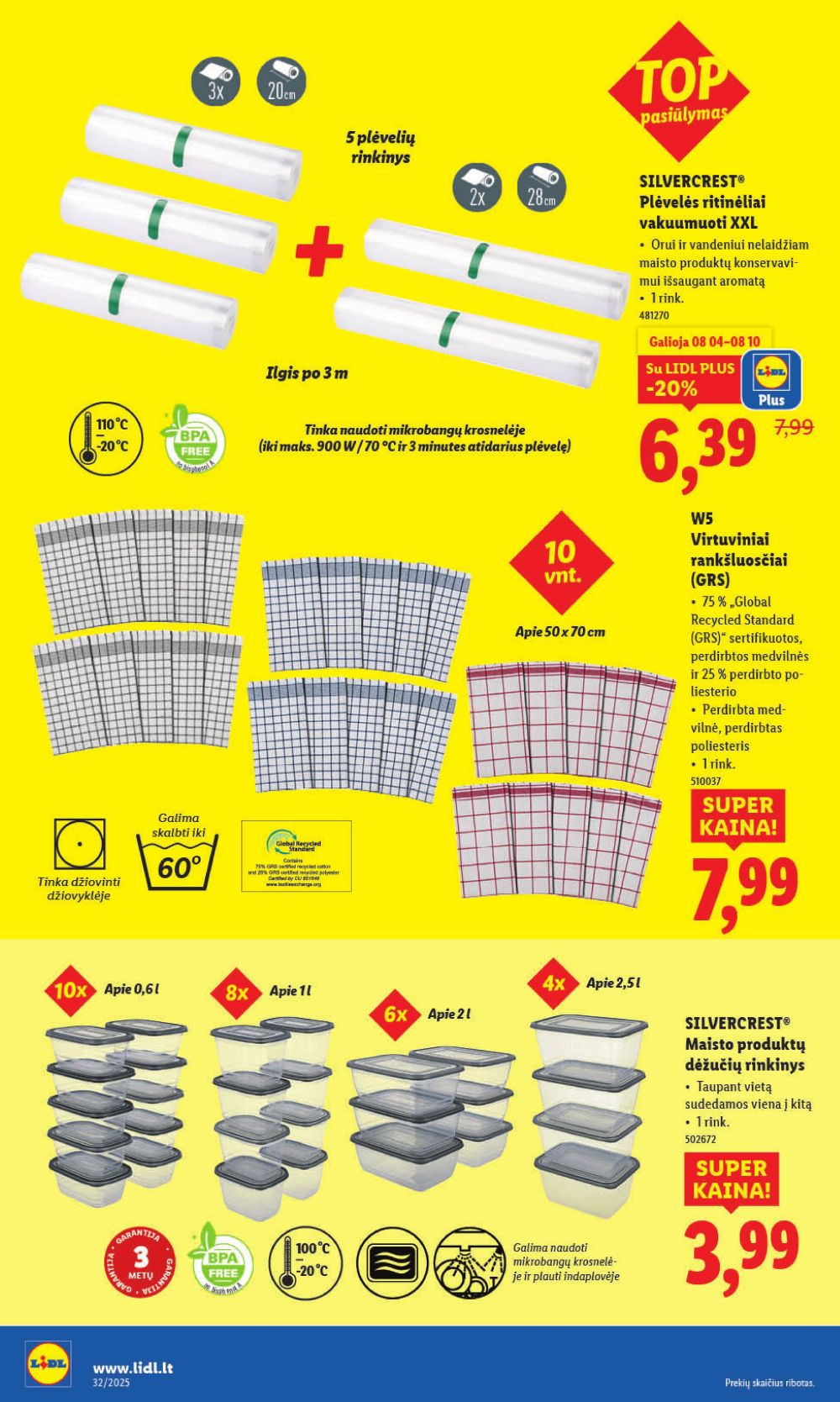 lidl - LIDL - XXL savaitė (2025 08 04 - 2025 08 10) - page: 10
