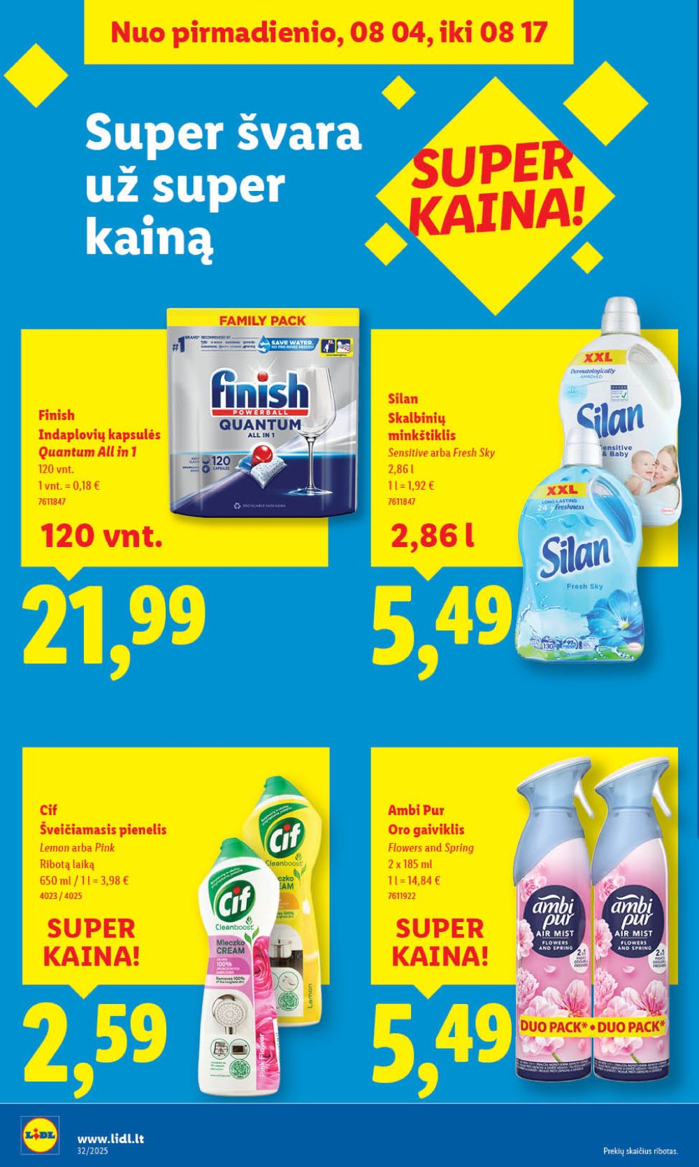 lidl - LIDL - Maisto prekių pasiūlymai (2025 08 07 - 2025 08 10) - page: 46