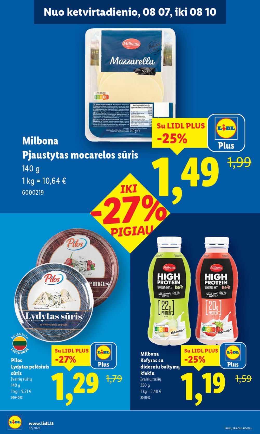 lidl - LIDL - Maisto prekių pasiūlymai (2025 08 07 - 2025 08 10) - page: 14