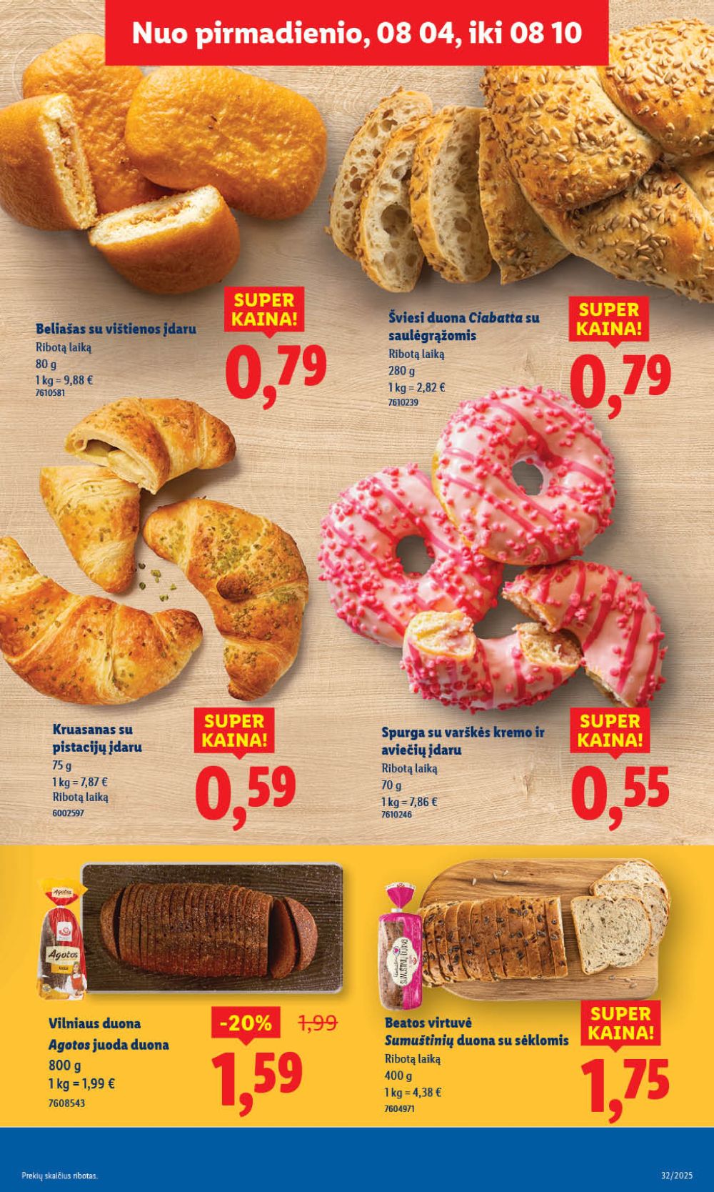 lidl - LIDL - Maisto prekių pasiūlymai (2025 08 07 - 2025 08 10) - page: 7