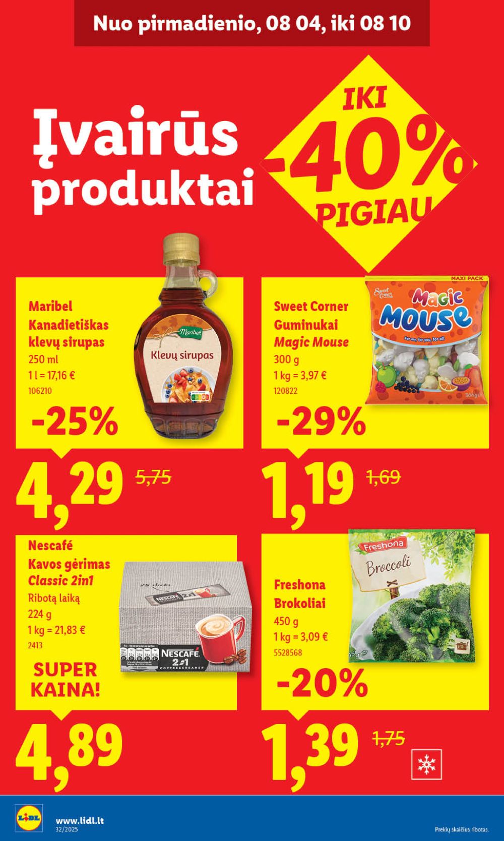lidl - LIDL - Maisto prekių pasiūlymai (2025 08 07 - 2025 08 10) - page: 48
